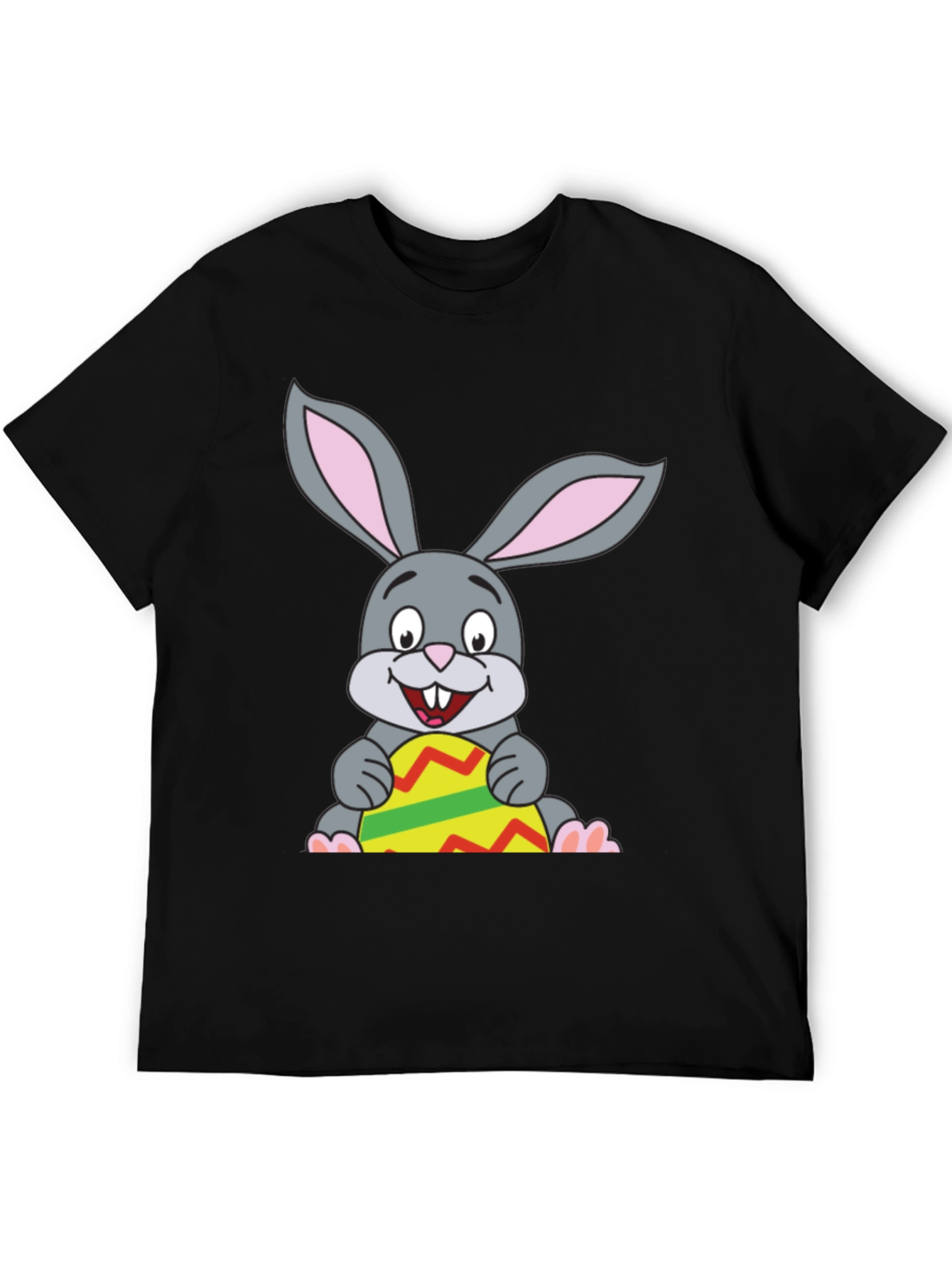 Black Easter Bunny Graphic Tee view 5