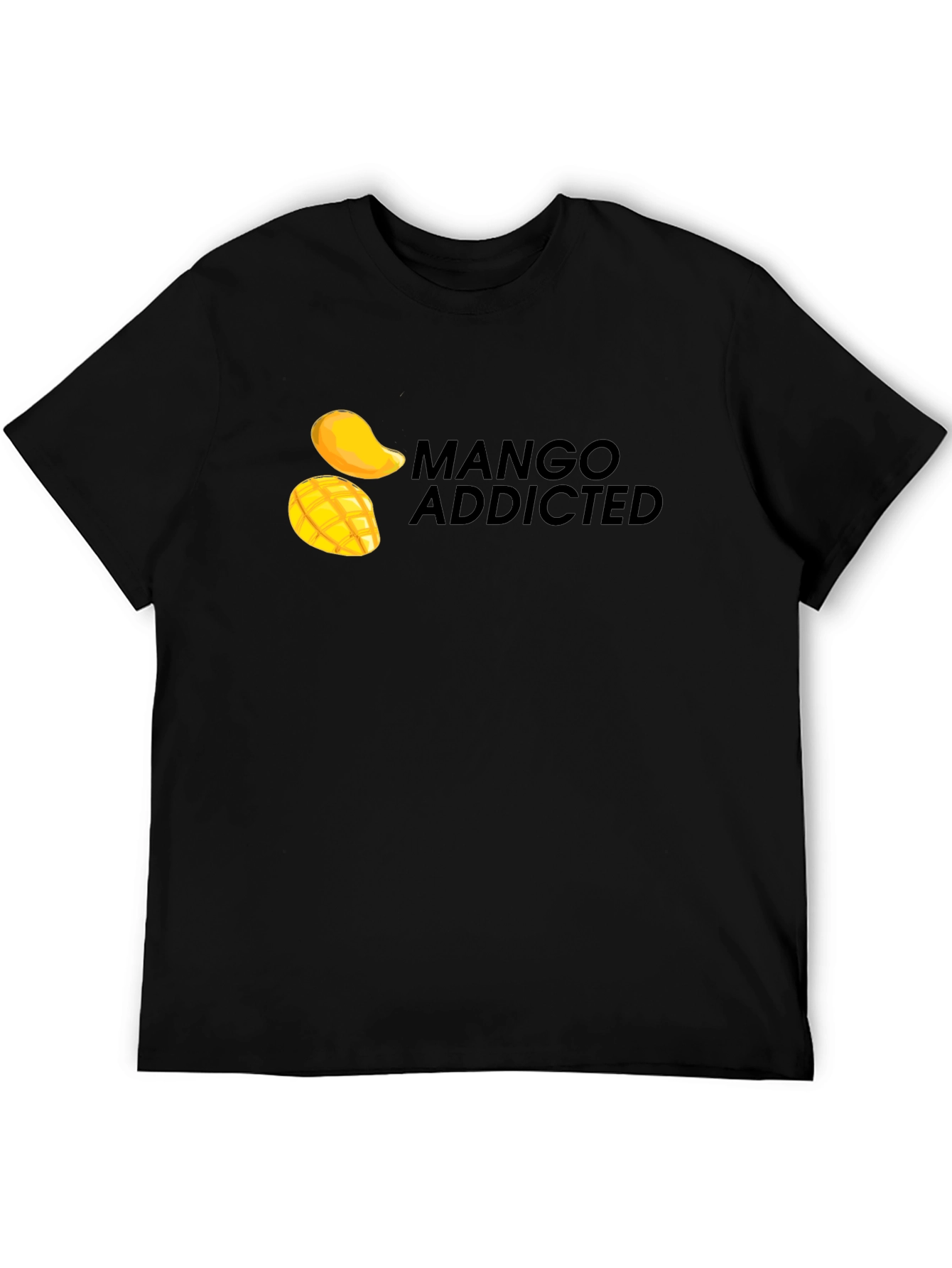 Black Mango Addicted Black T-Shirt view 5