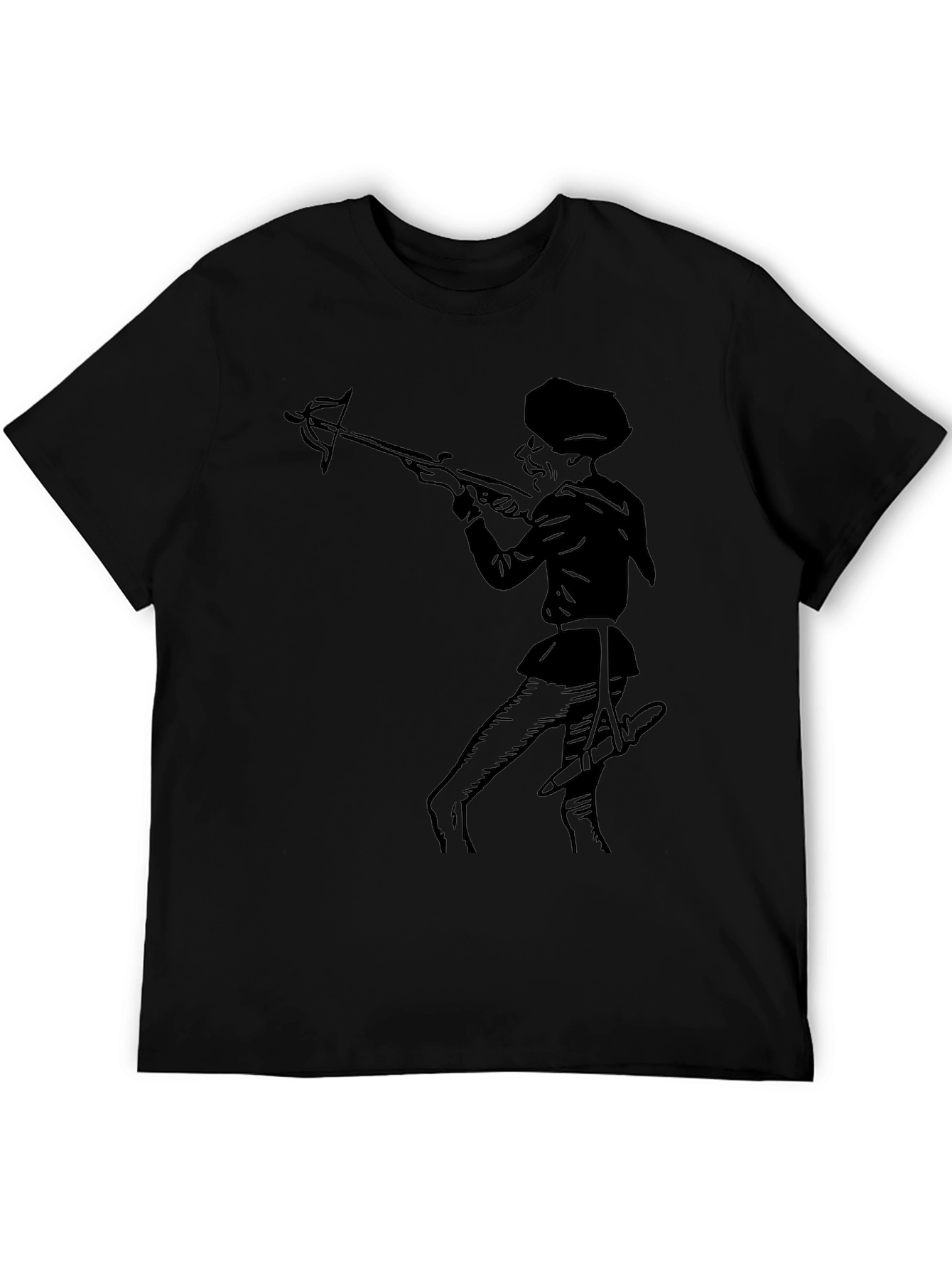 Black Archery Graphic Tee - Mens Black T-Shirt view 5