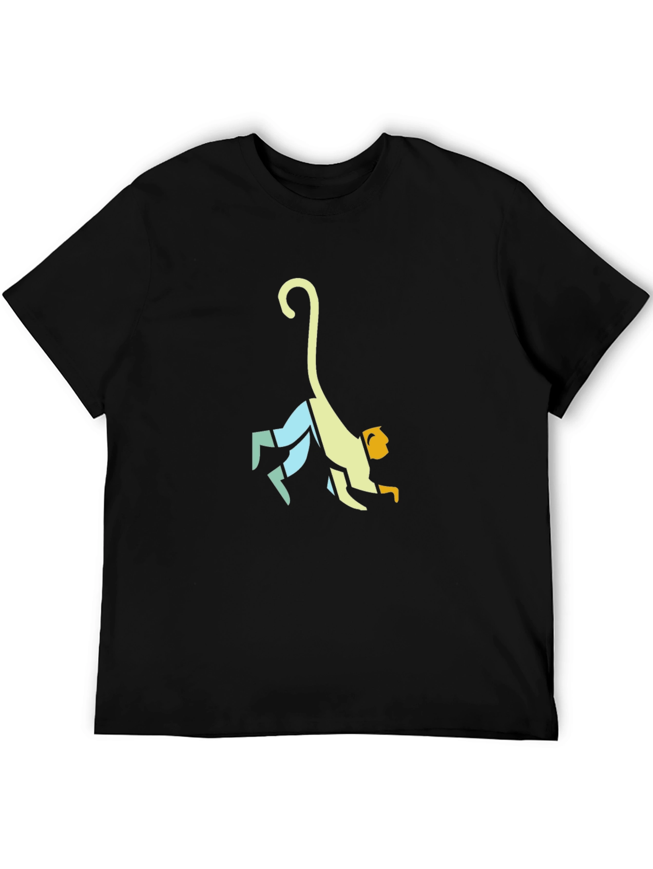 Black Monkey Graphic T-Shirt - Stylish Black Tee view 5