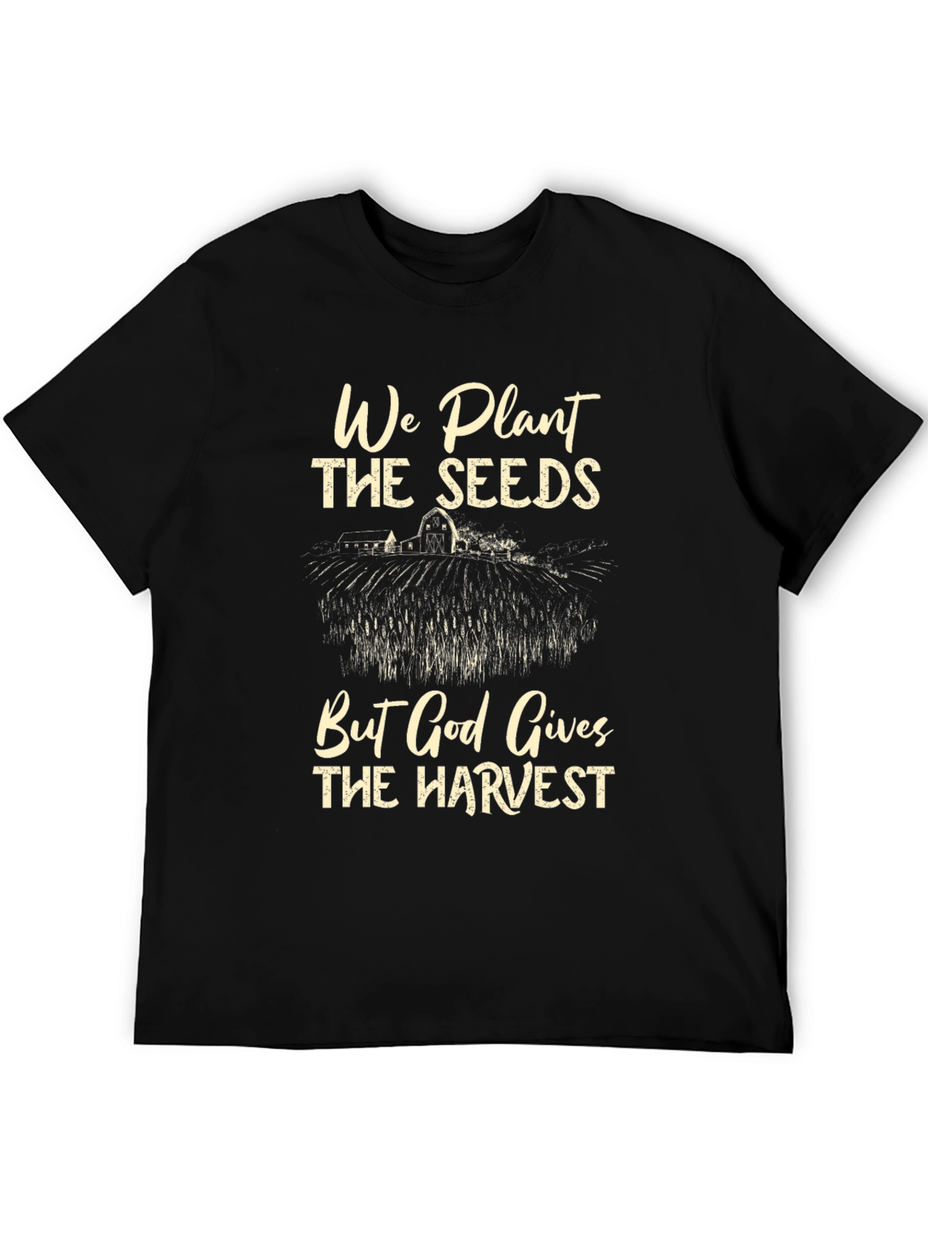 Black Faith-Based Harvest T-Shirt view 5