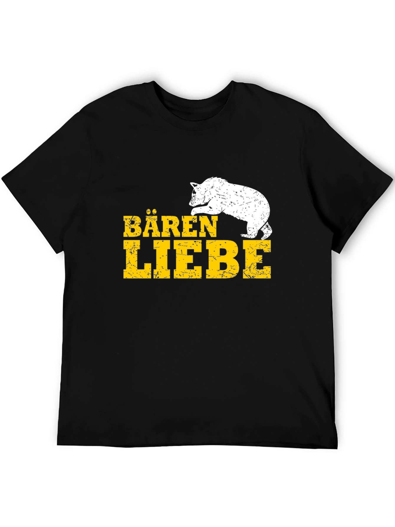 Black Bären Liebe Bear Graphic T-Shirt view 5