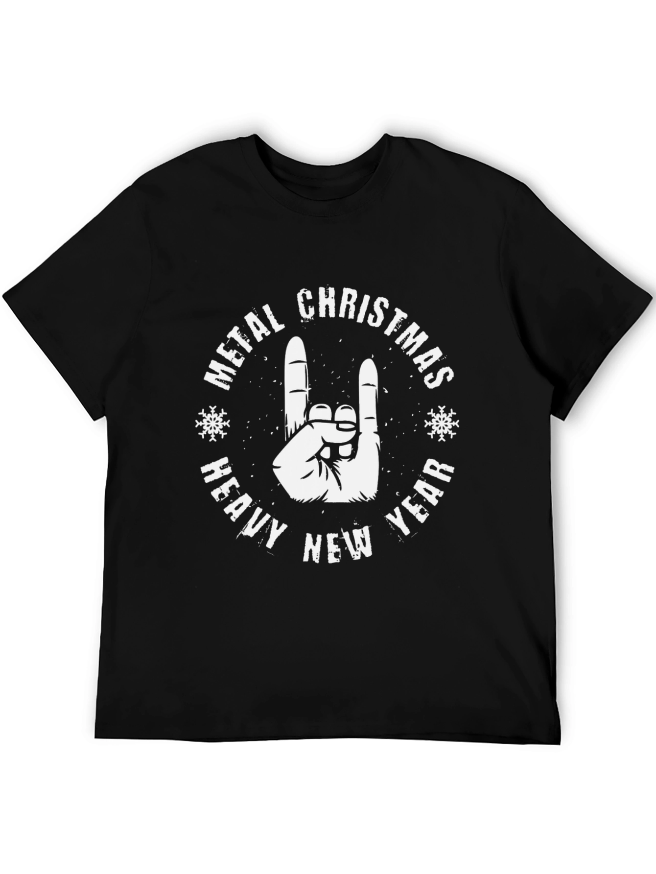 Metal Christmas Heavy New Year T-Shirt - 5
