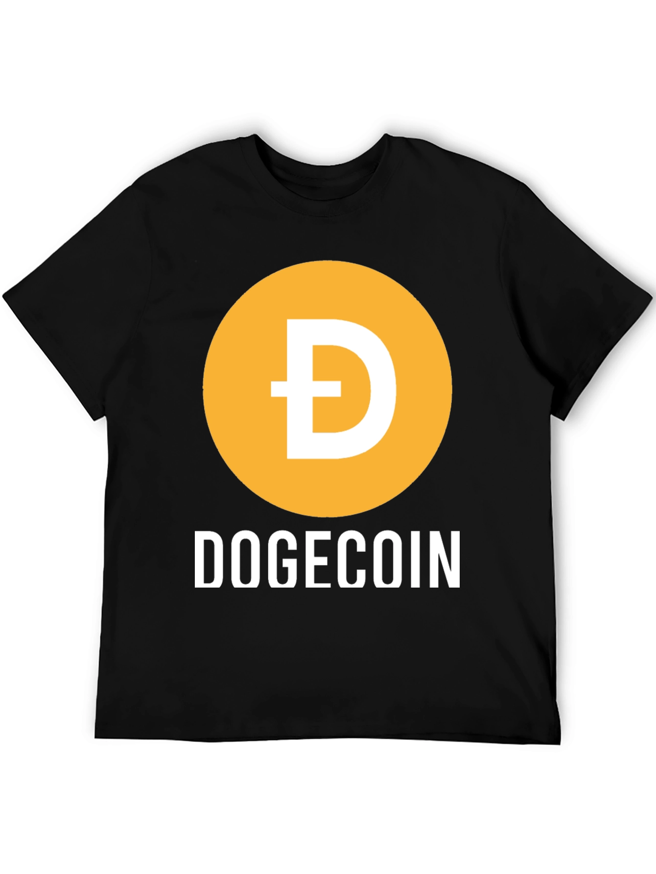 Black Dogecoin Crypto T-Shirt - Meme Coin Tee view 5