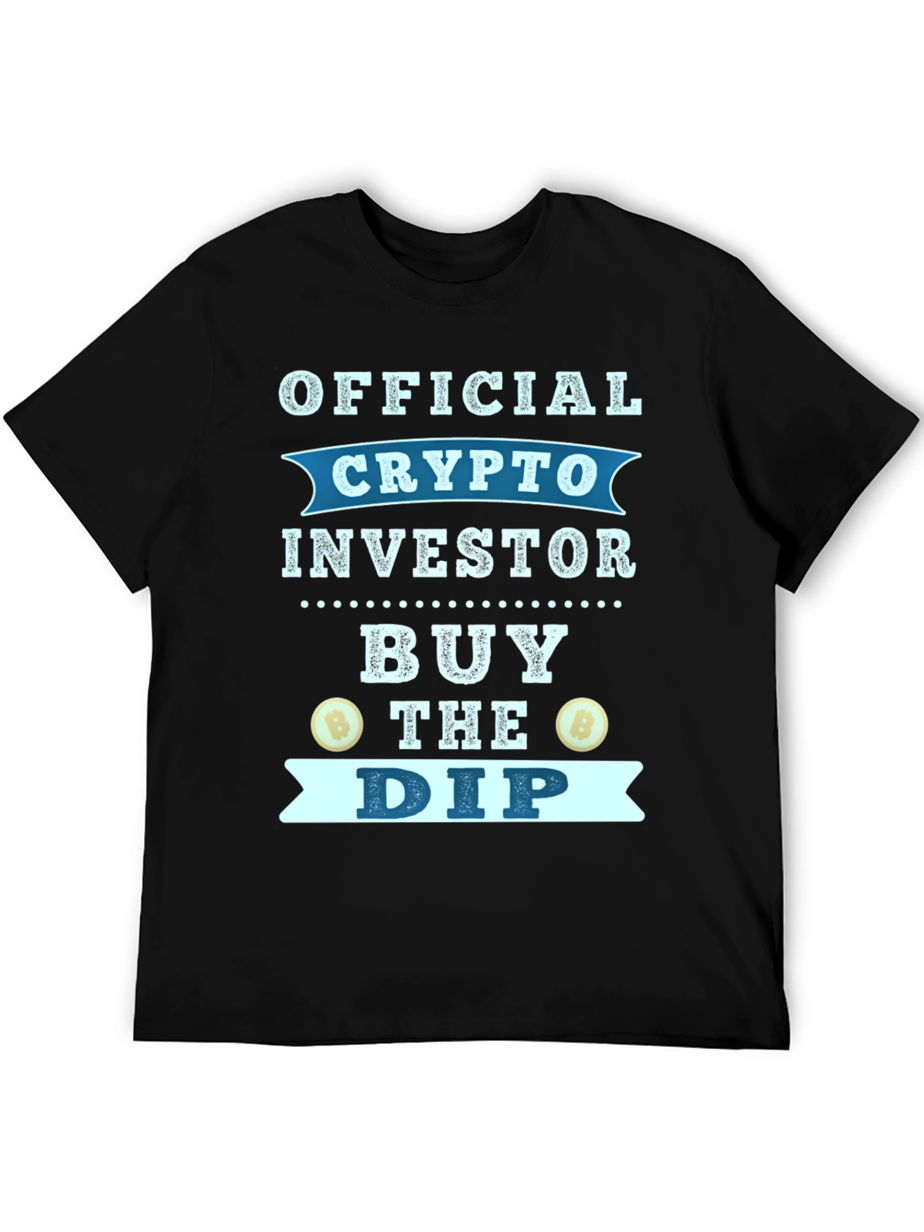 Black Official Crypto Investor T-Shirt - Buy the Dip view 5