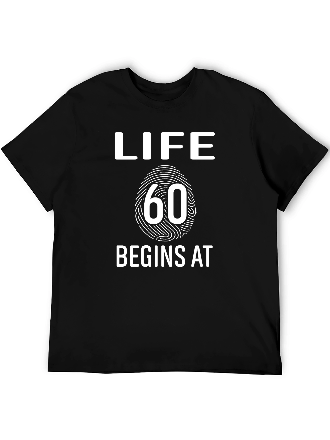Black Life Begins at 60 T-Shirt view 5