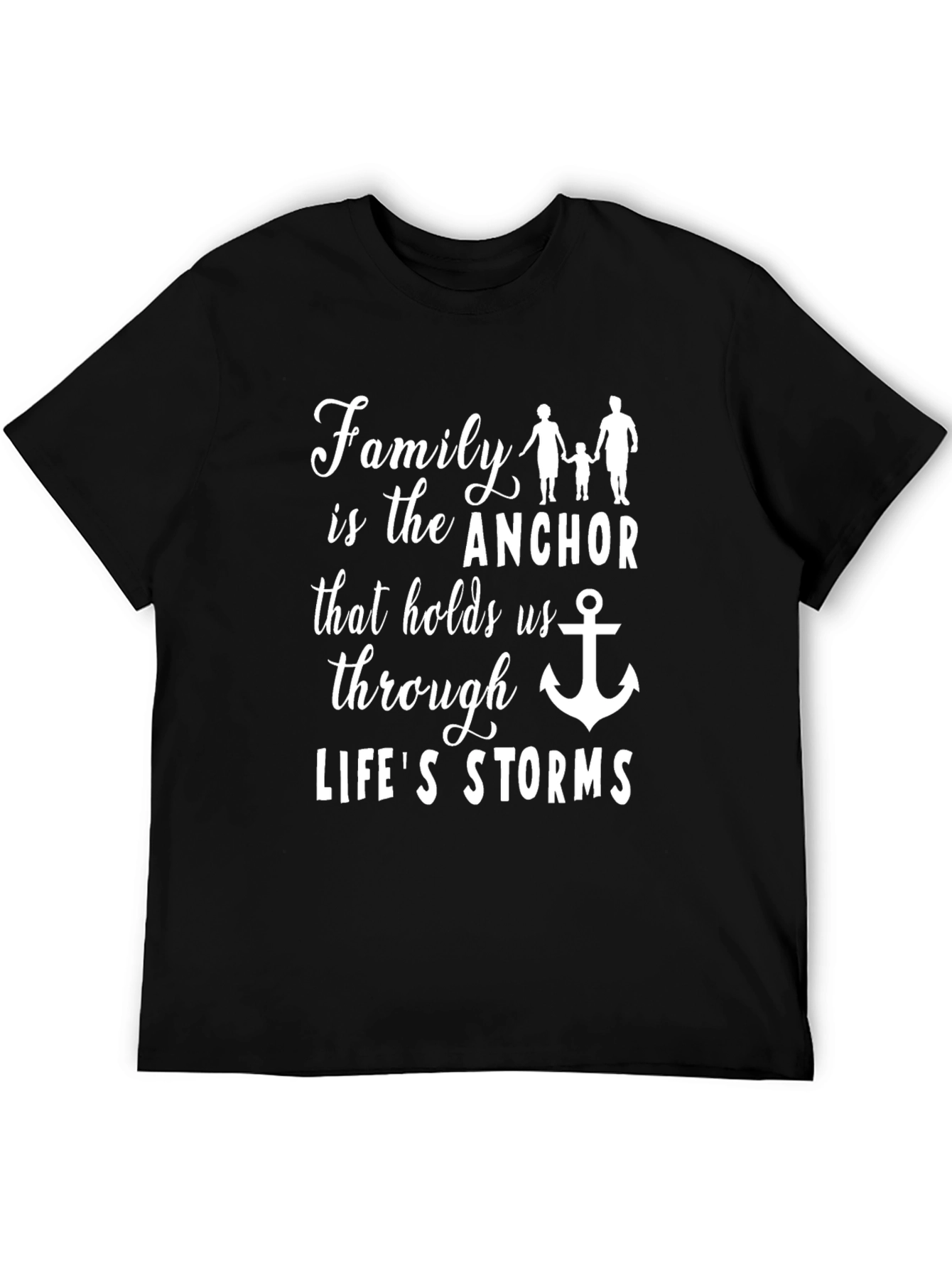 Black Family Anchor T-Shirt view 5