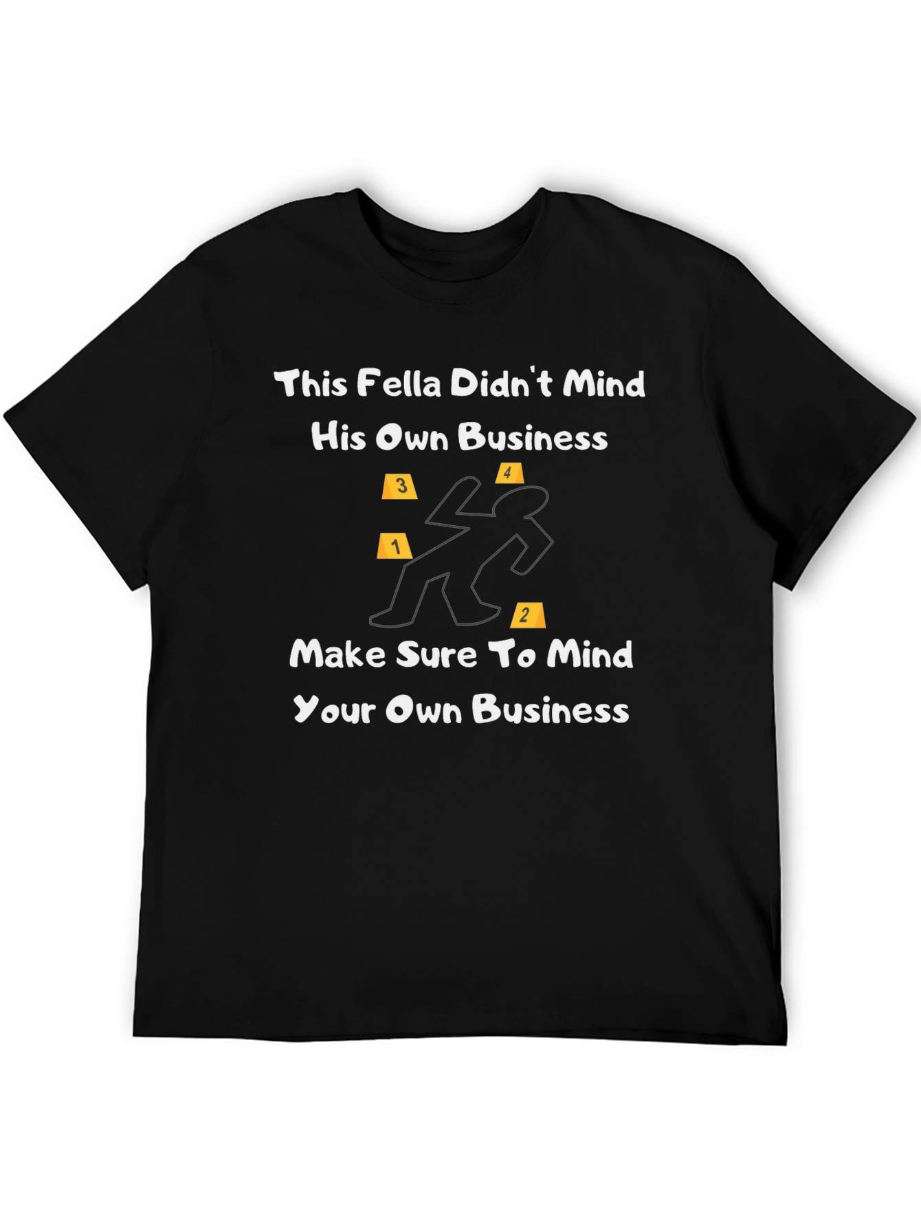 Black Mind Your Business Graphic Tee view 5