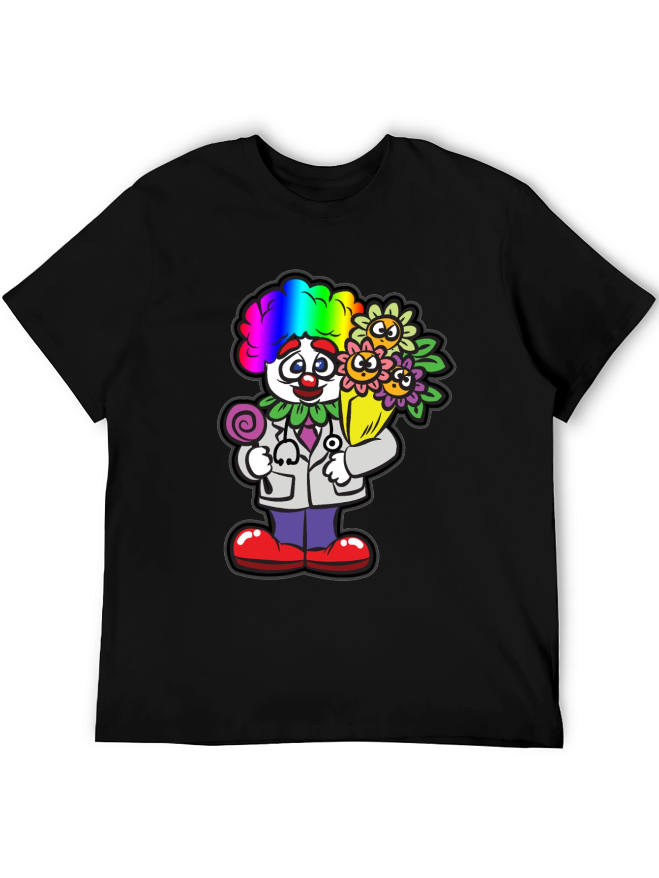 Black Clown Doctor T-Shirt view 5