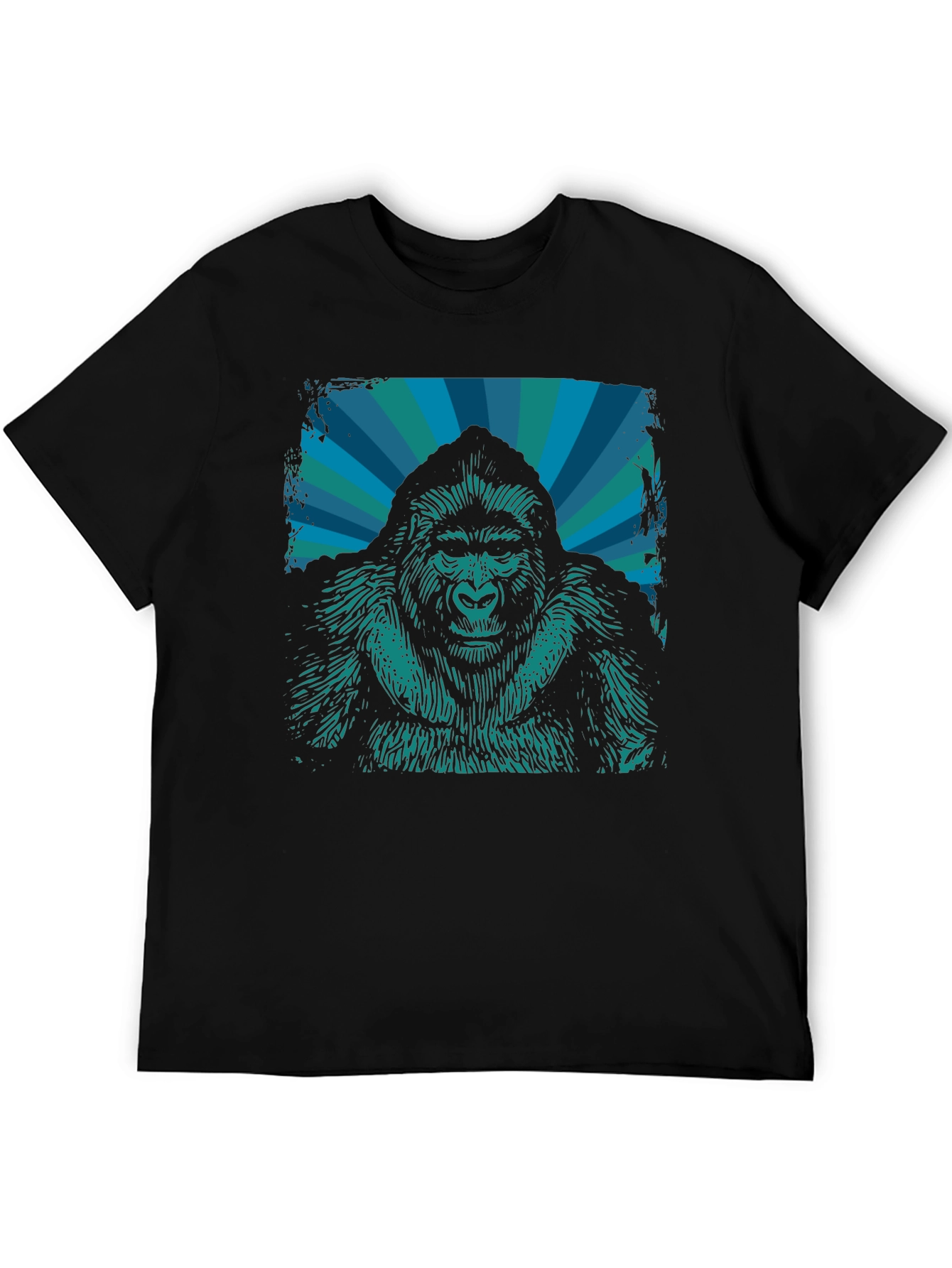 Black Gorilla Graphic Tee - Bold & Unique Design view 5