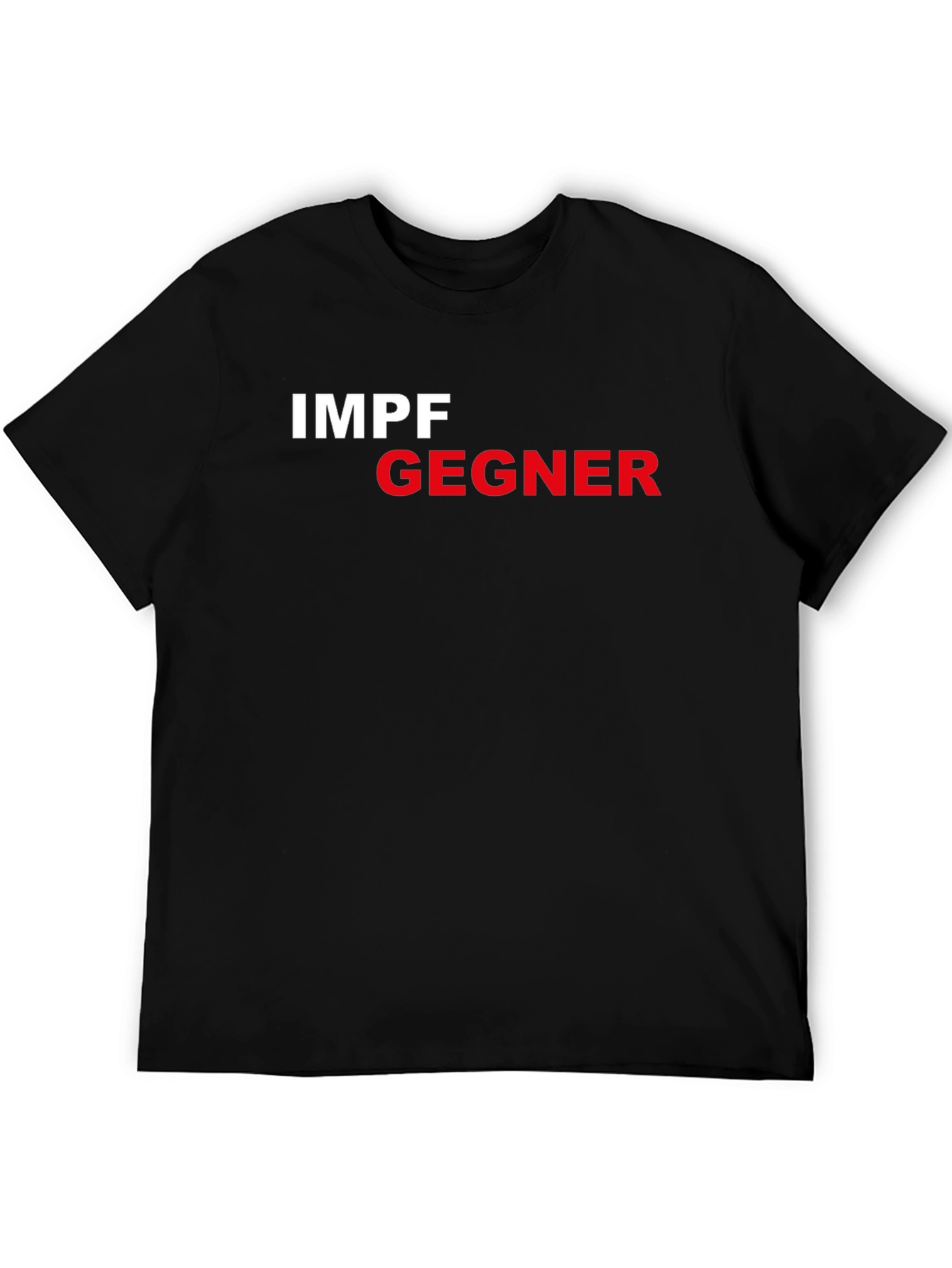 Black Impfgegner Black T-Shirt - Vaccine Opponent Tee view 5
