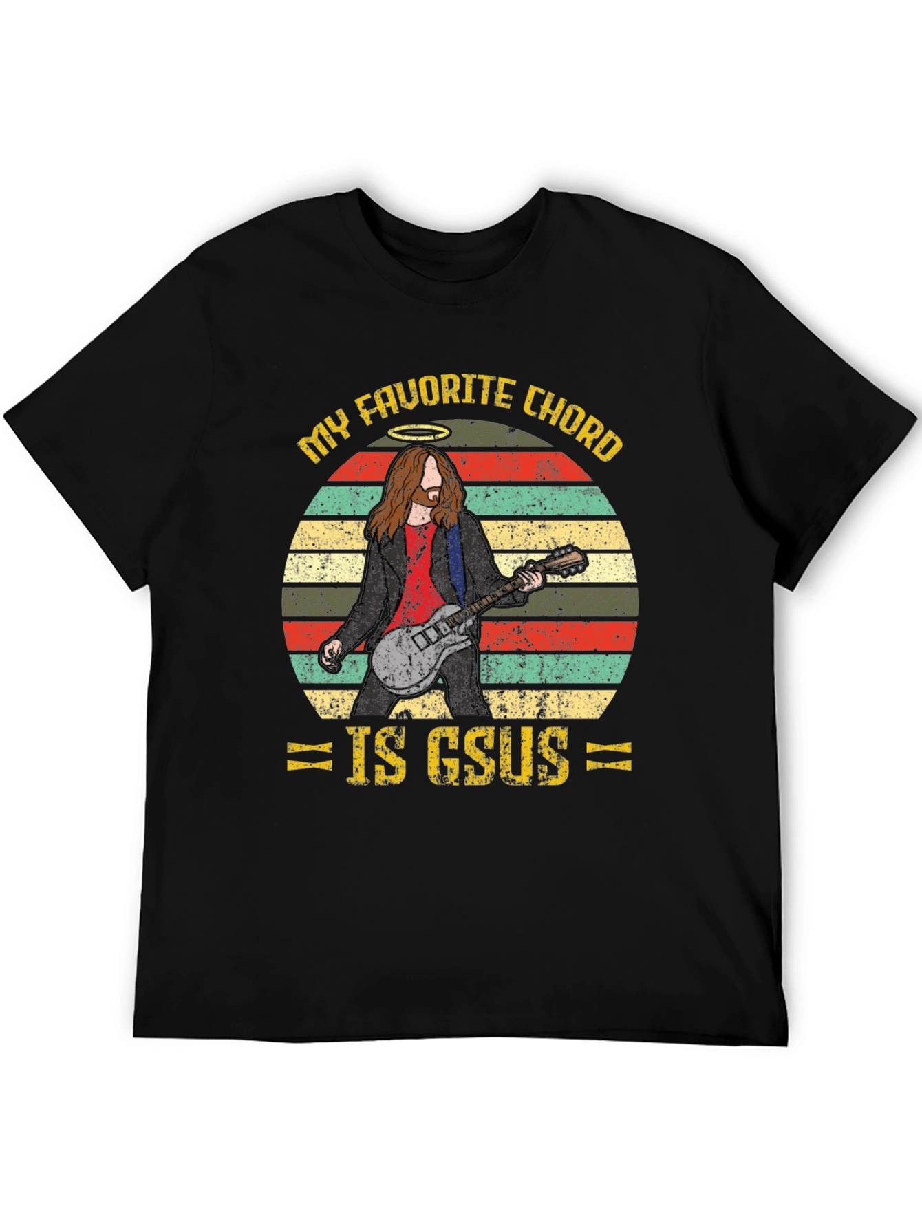 Black My Favorite Chord is GSUS Graphic Tee view 5