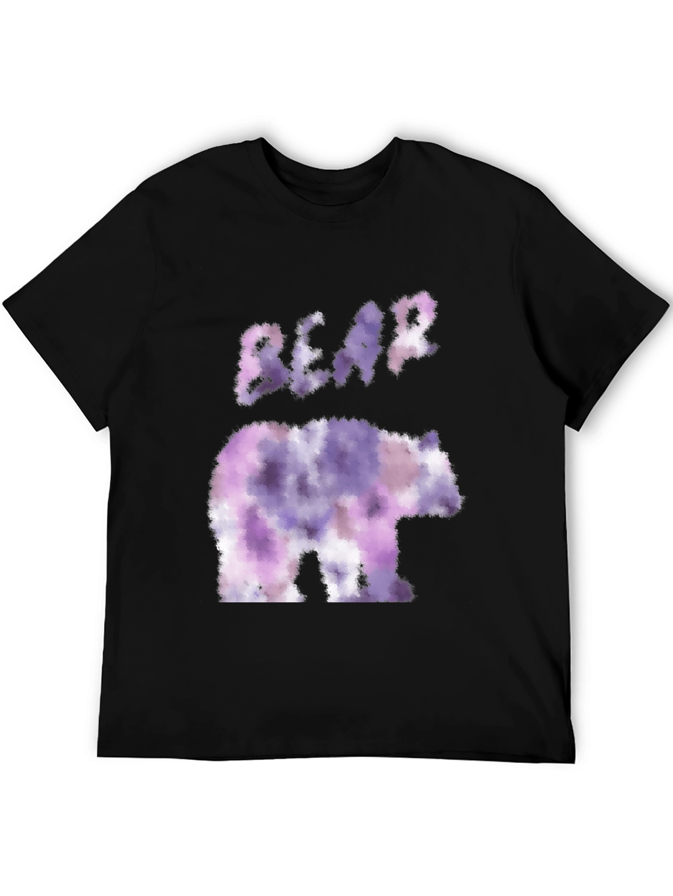 Black Bear Graphic T-Shirt - Artistic Design view 5