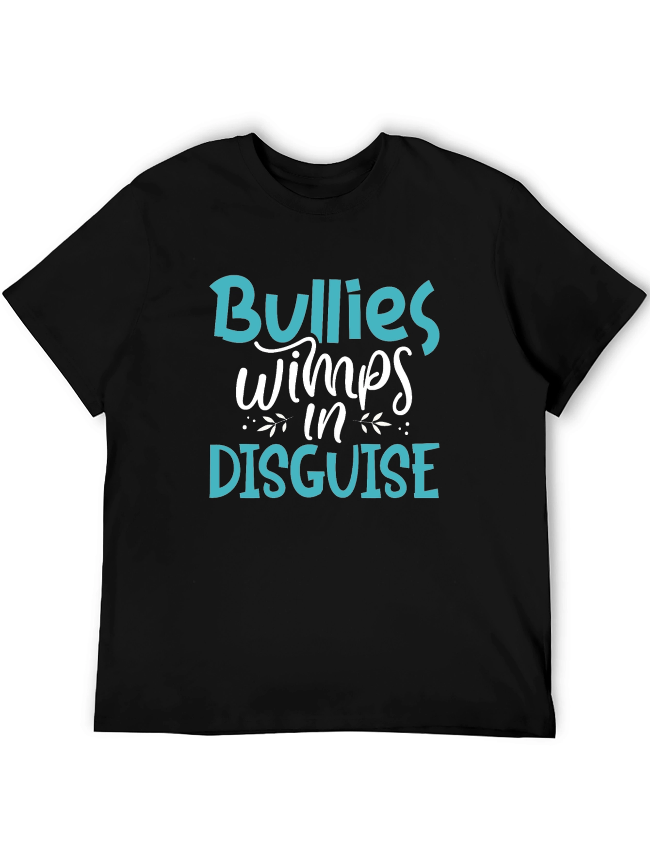 Black Bullies Wimps in Disguise Graphic Tee view 5