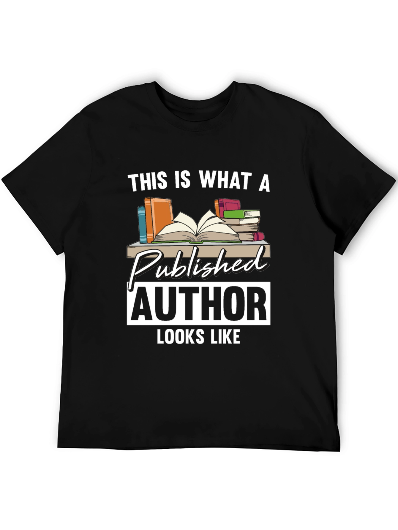 Black Published Author T-Shirt: Literary Gift for Writers view 5