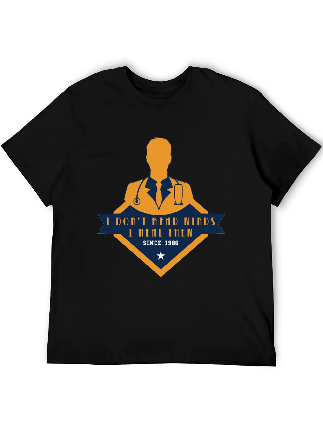 Black Doctor's Healing Since 1986 T-Shirt view 5