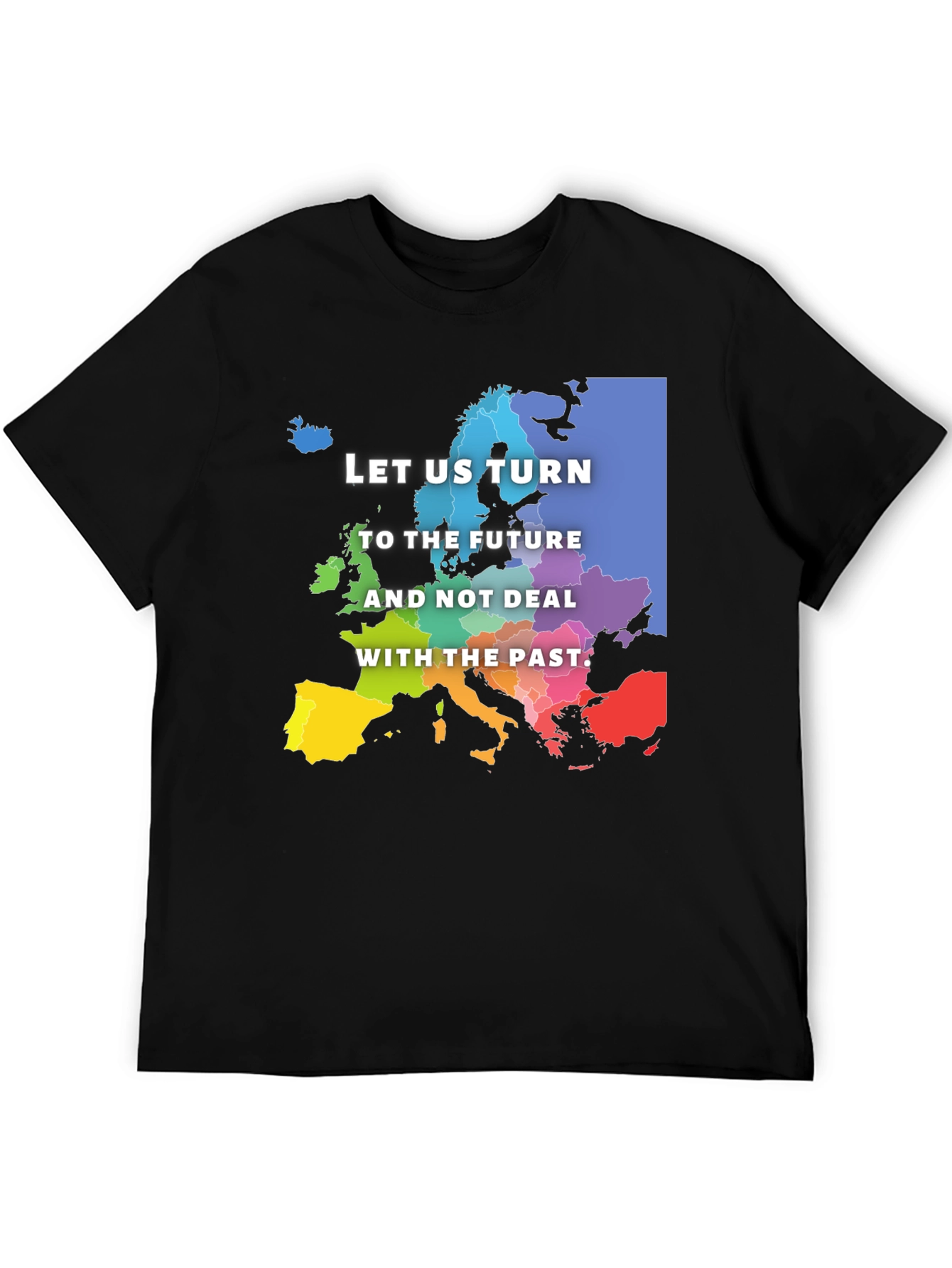 Black Europe Future Black T-Shirt view 5
