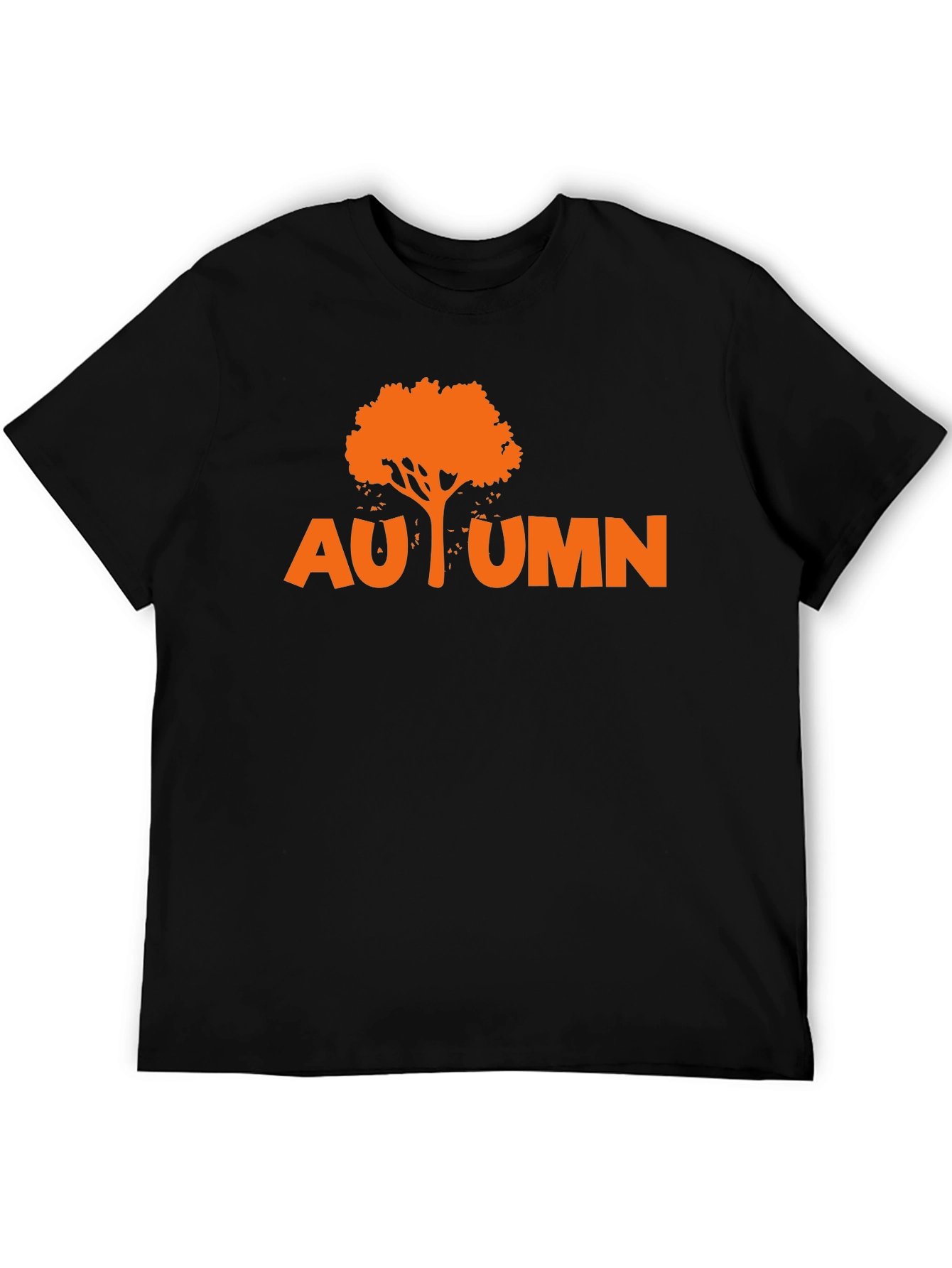 Black Autumn Tree Graphic Tee - Black view 5