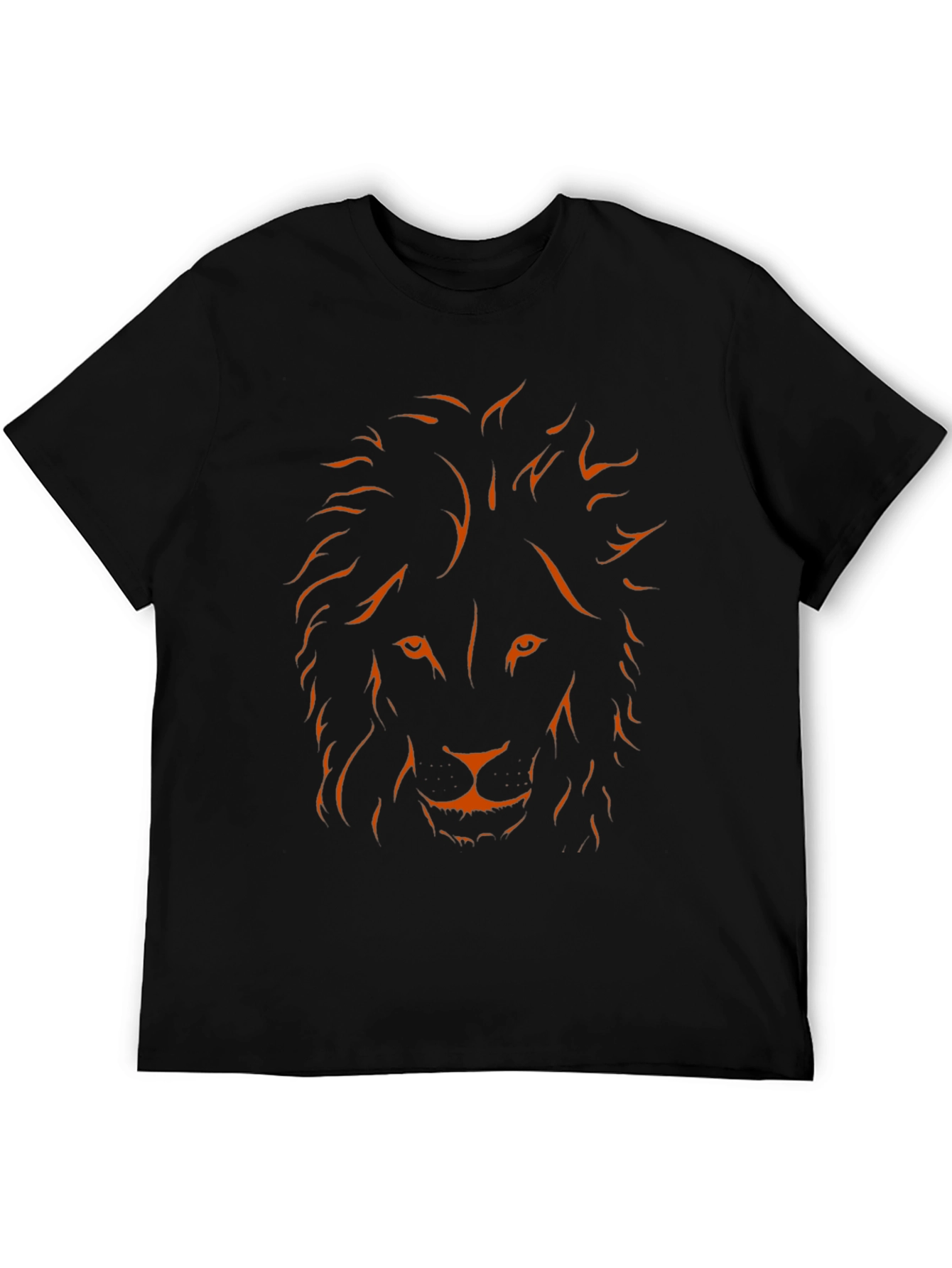 Black Lion Graphic Tee - Bold Minimalist Design view 5
