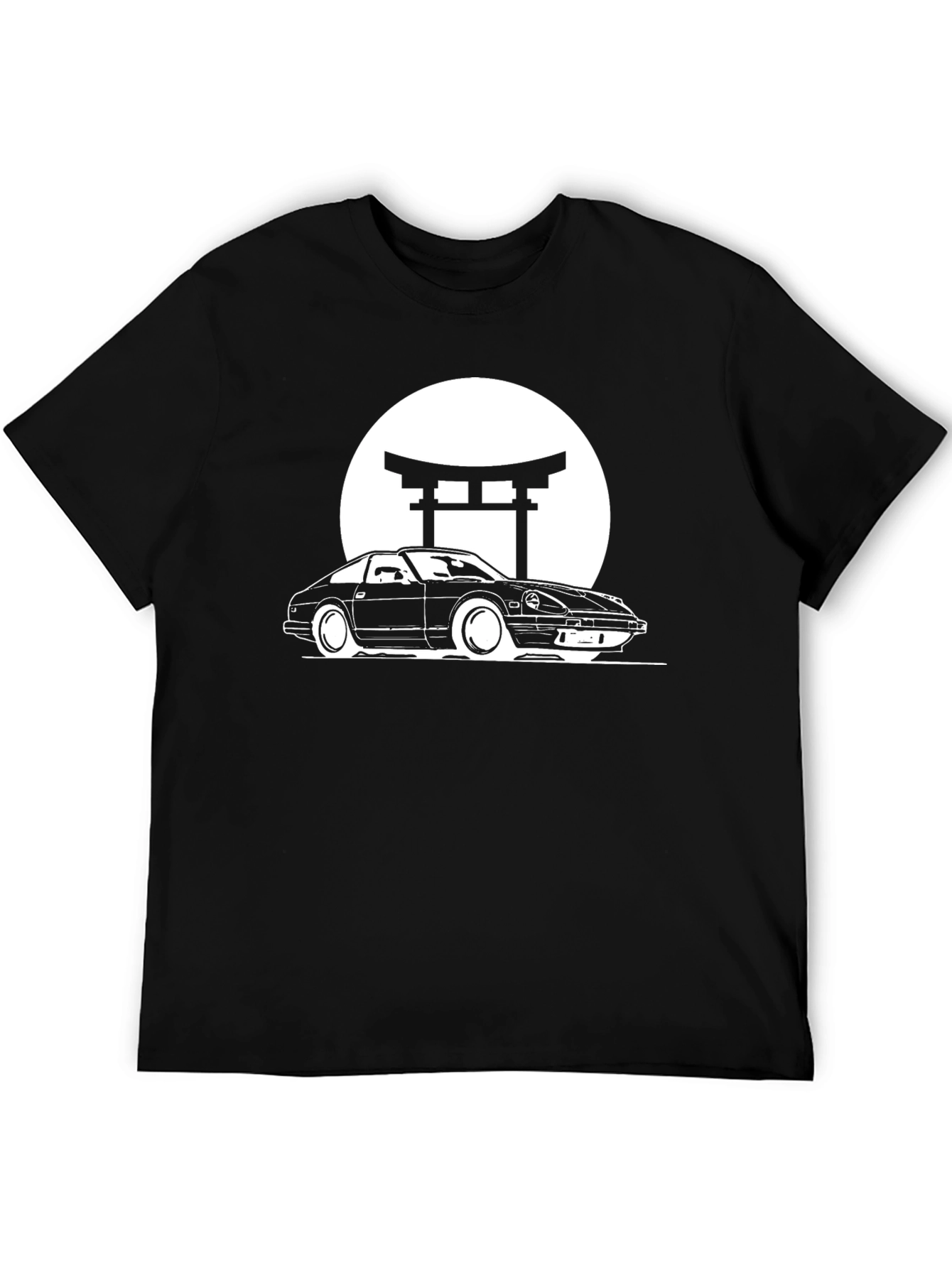 Classic Car Graphic Tee - Retro Japanese Style Shirt - 5