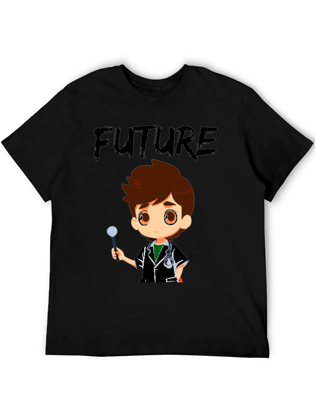 Black Future Doctor T-Shirt view 5
