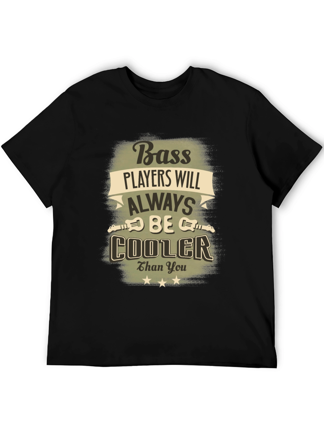 Black Bass Players Will Always Be Cooler T-Shirt view 5