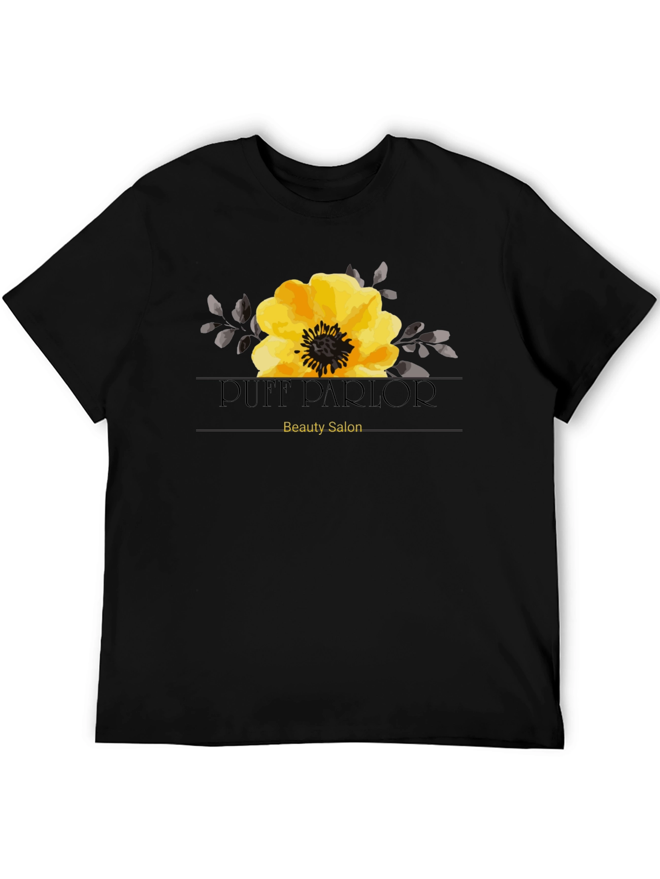 Black Puff Parlor Beauty Salon Graphic T-Shirt view 5