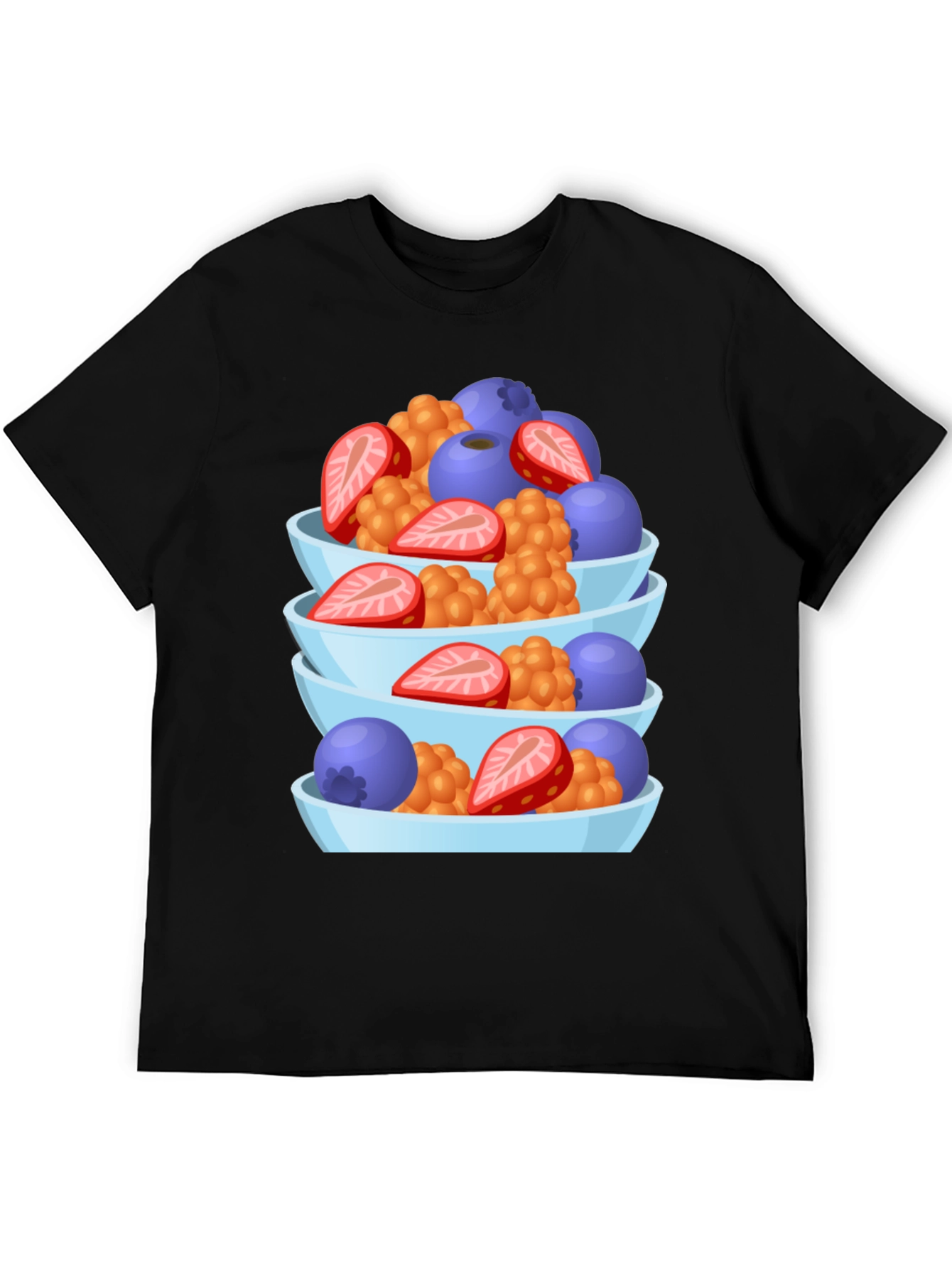 Black Fruit Stack Tee - Stylish & Unique Design! view 5