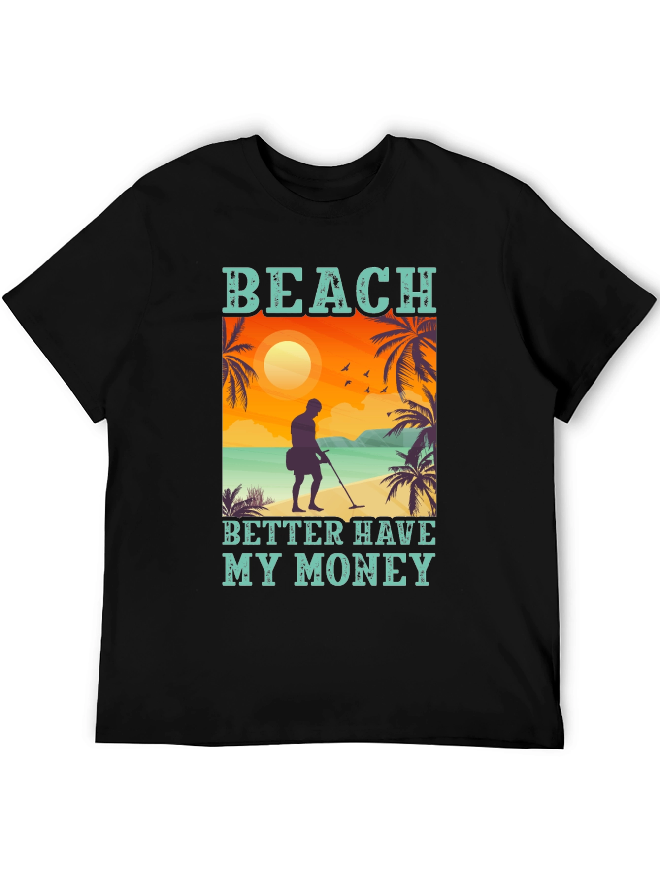 Black Beach Better Have My Money Graphic Tee view 5