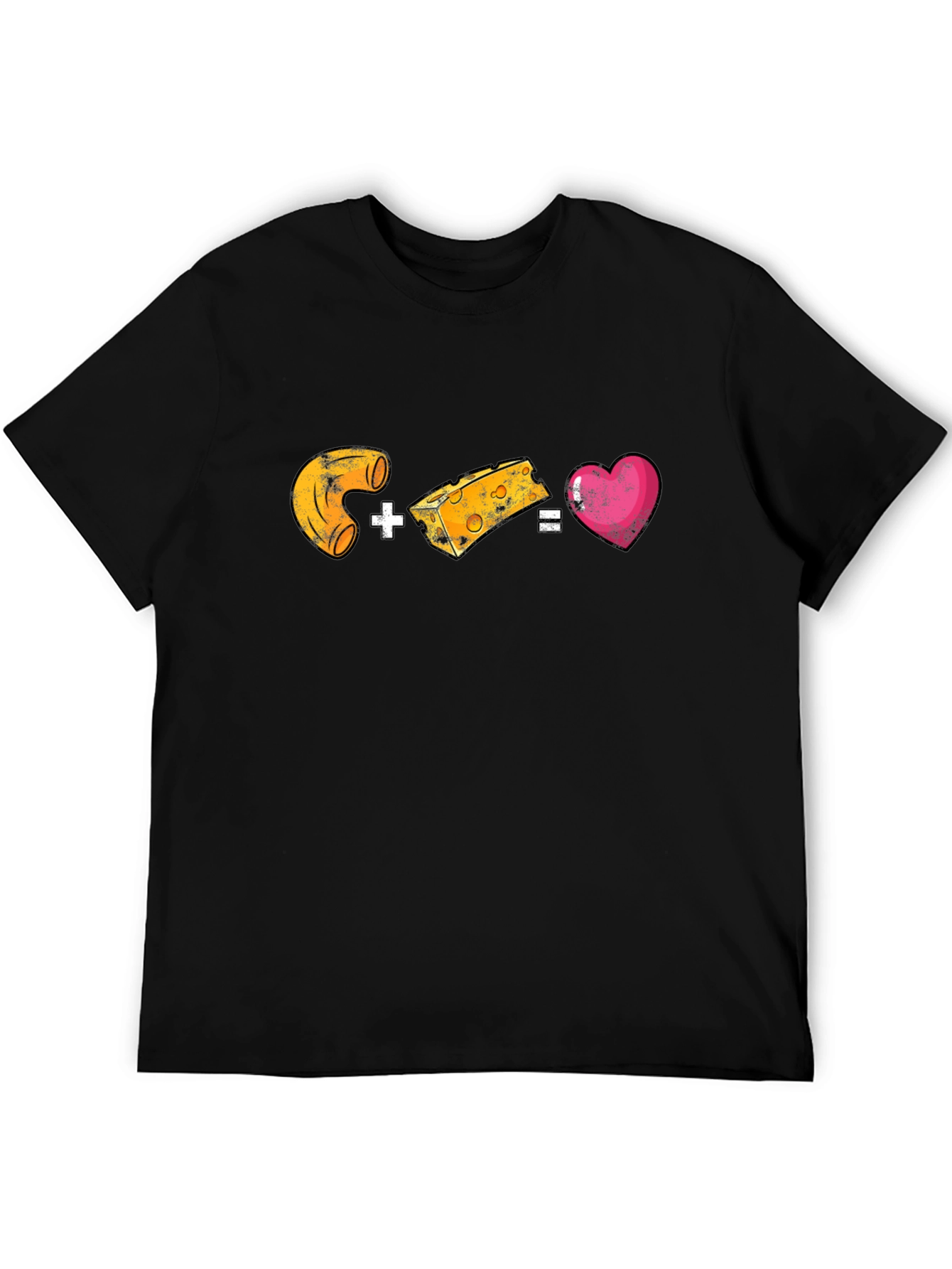 Black Mac & Cheese Heart Graphic Tee view 5
