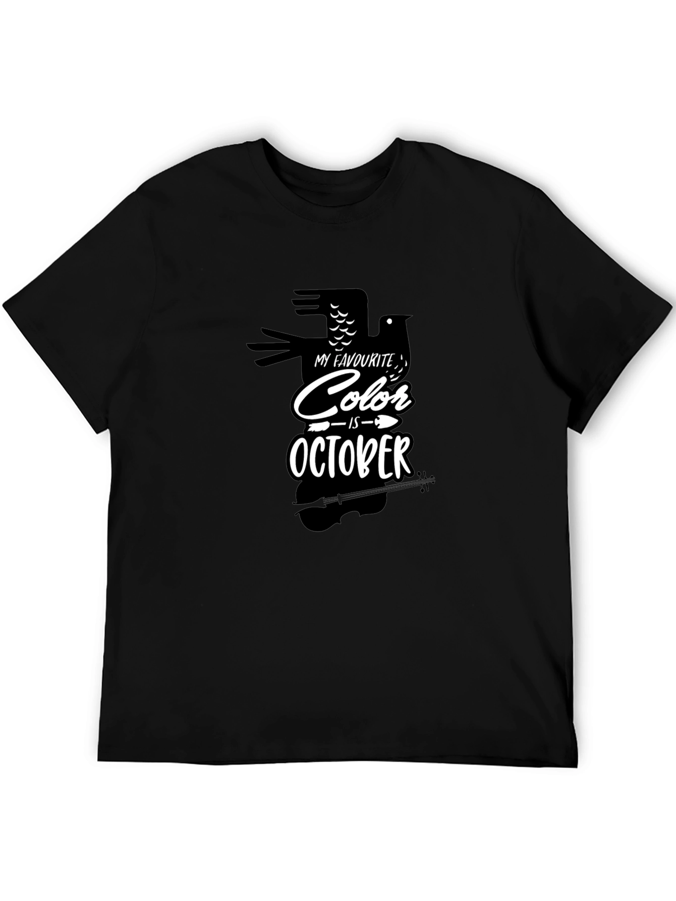 Black October Favorite Color Graphic Tee view 5