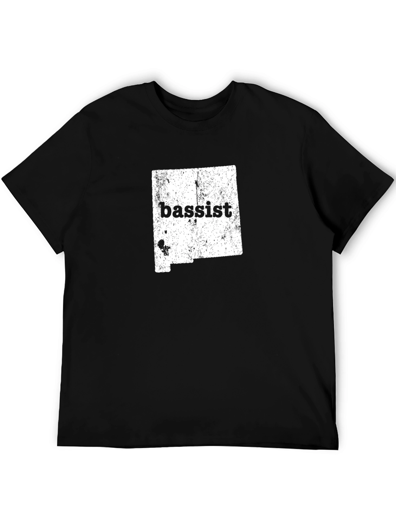 Black Bassist New Mexico Graphic Tee - Black view 5