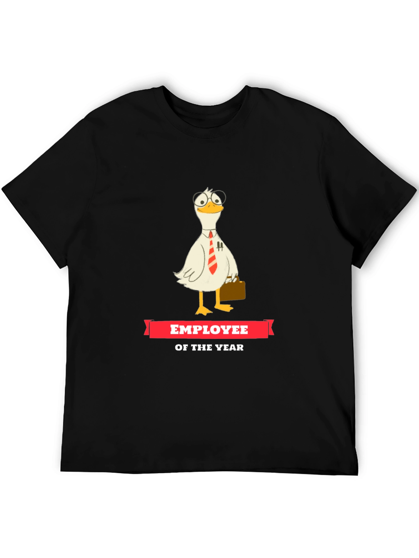 Black Employee of the Year Duck Graphic Tee view 5