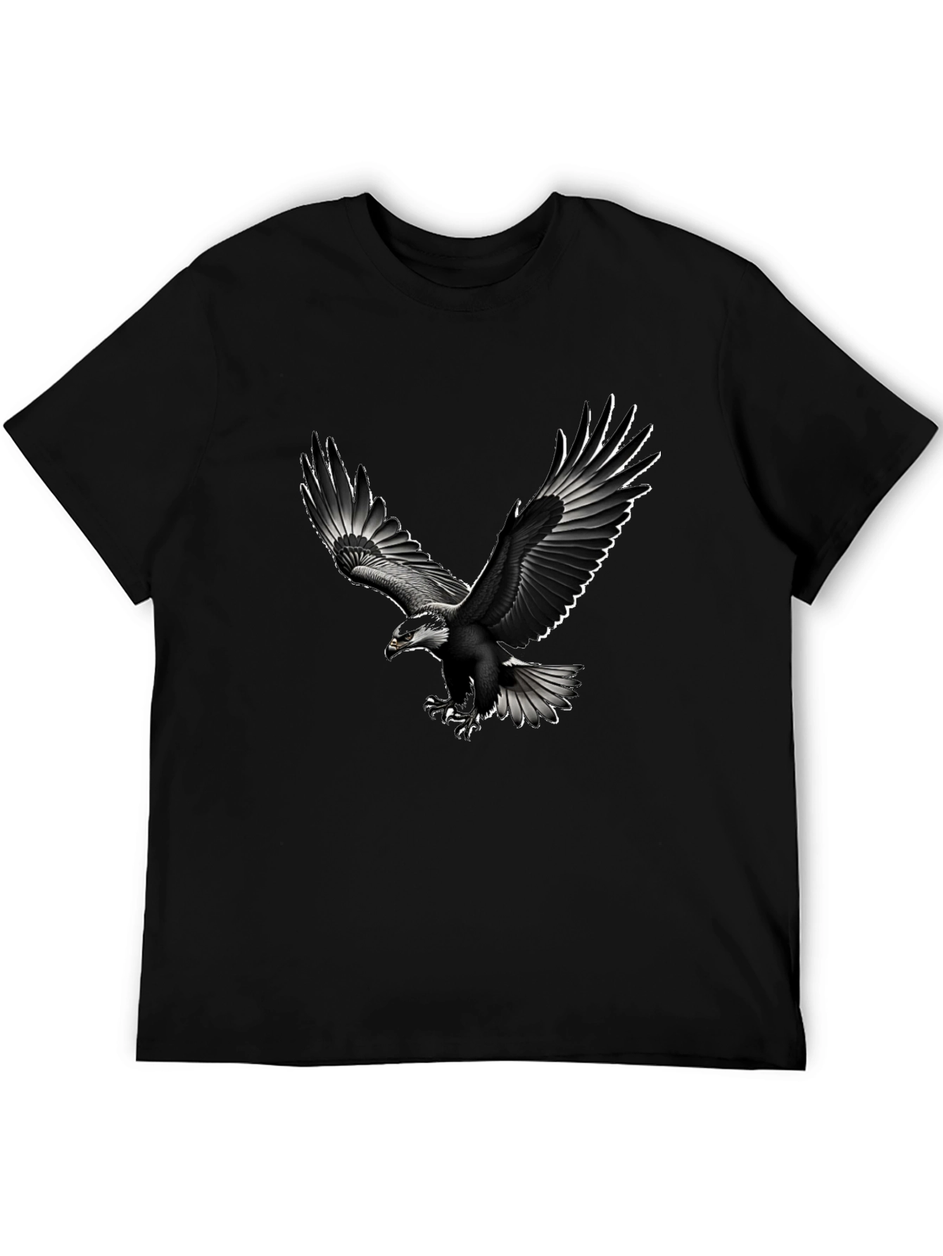 Black Black Eagle Graphic Tee - Men's Short Sleeve Shirt view 5