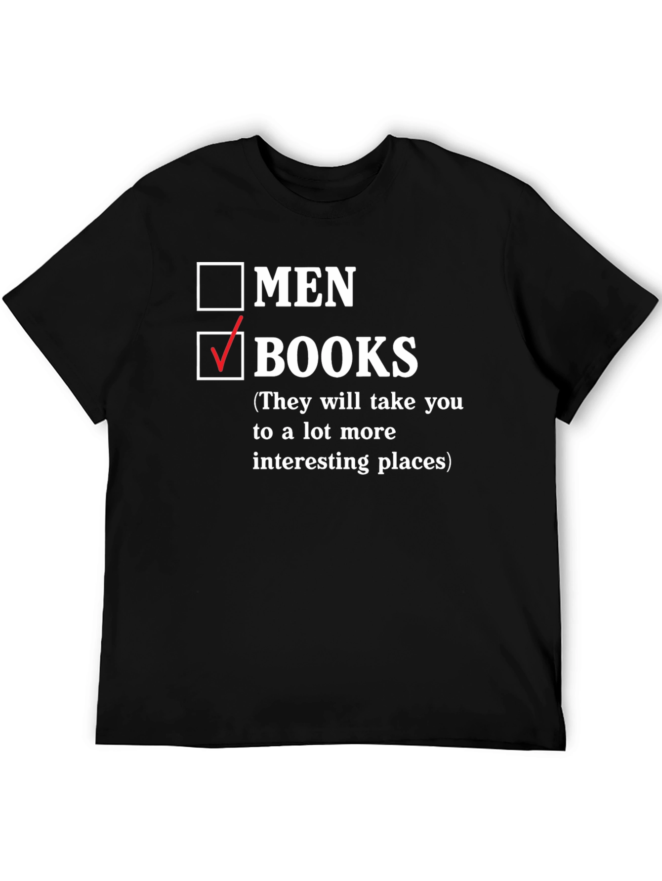 Black Books Over Men Graphic Tee view 5