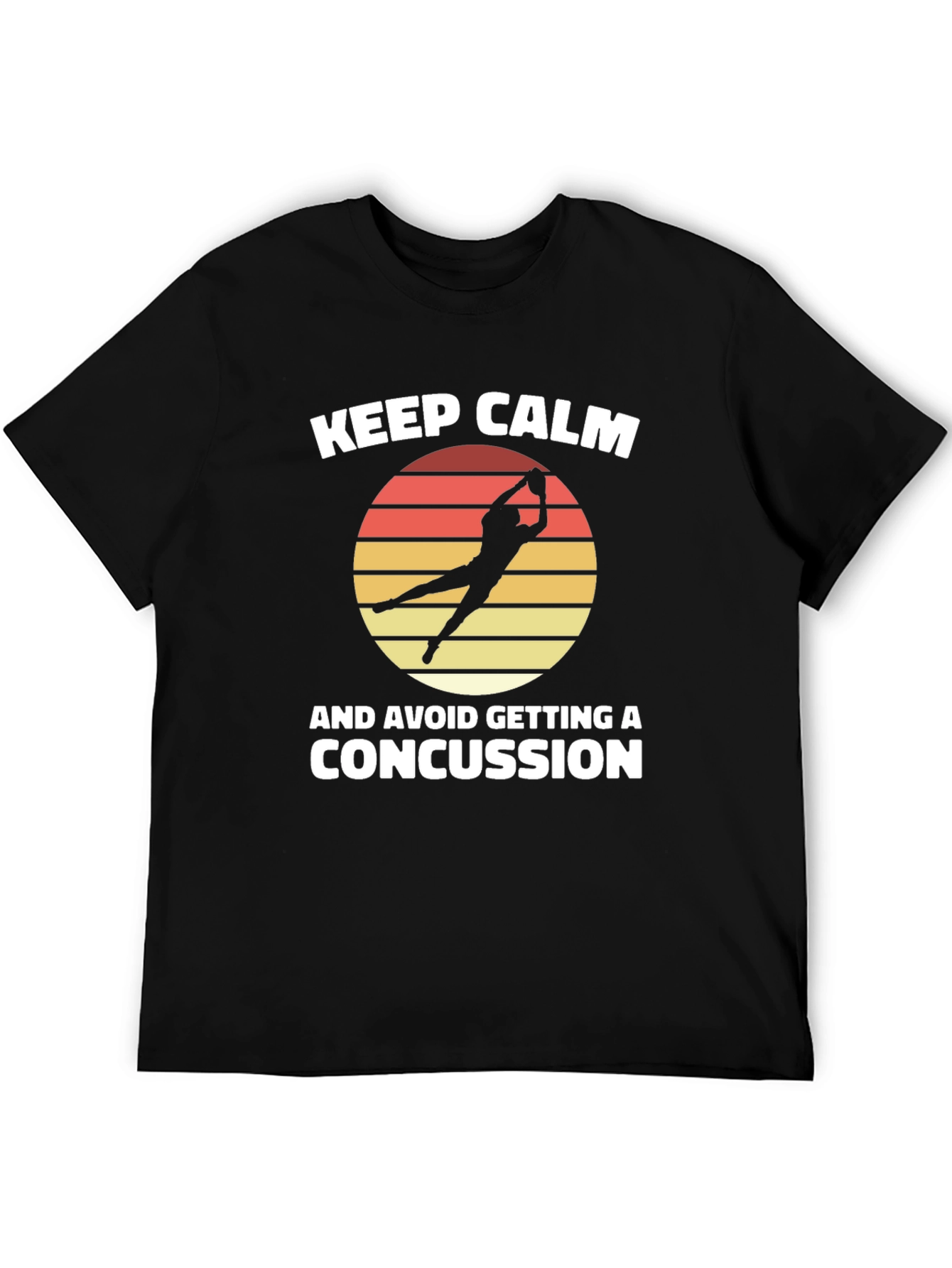 Black Keep Calm Rugby T-Shirt view 5