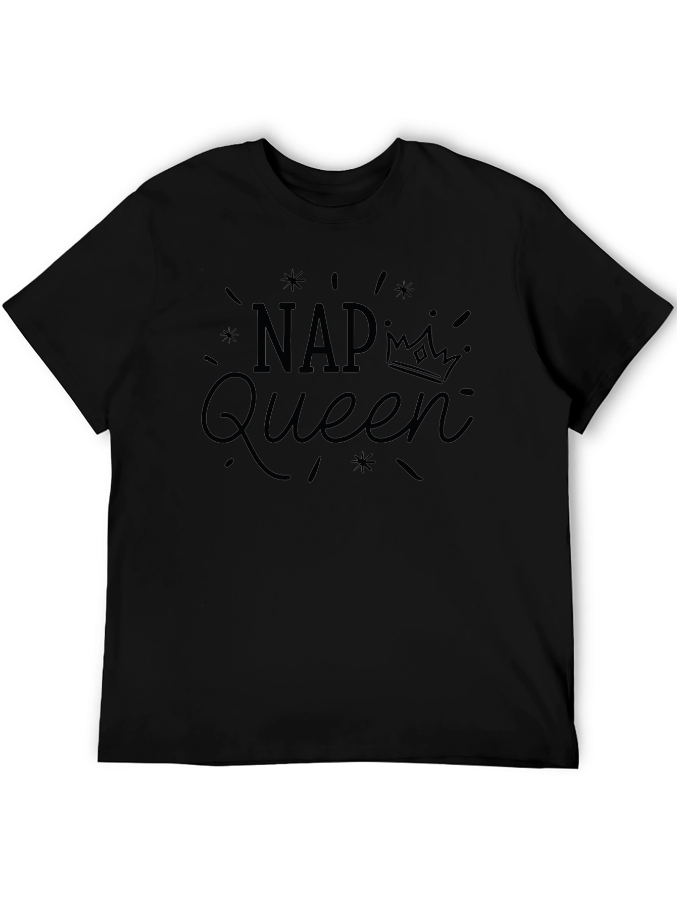 Black Nap Queen Graphic Tee - Relax in Style! view 5
