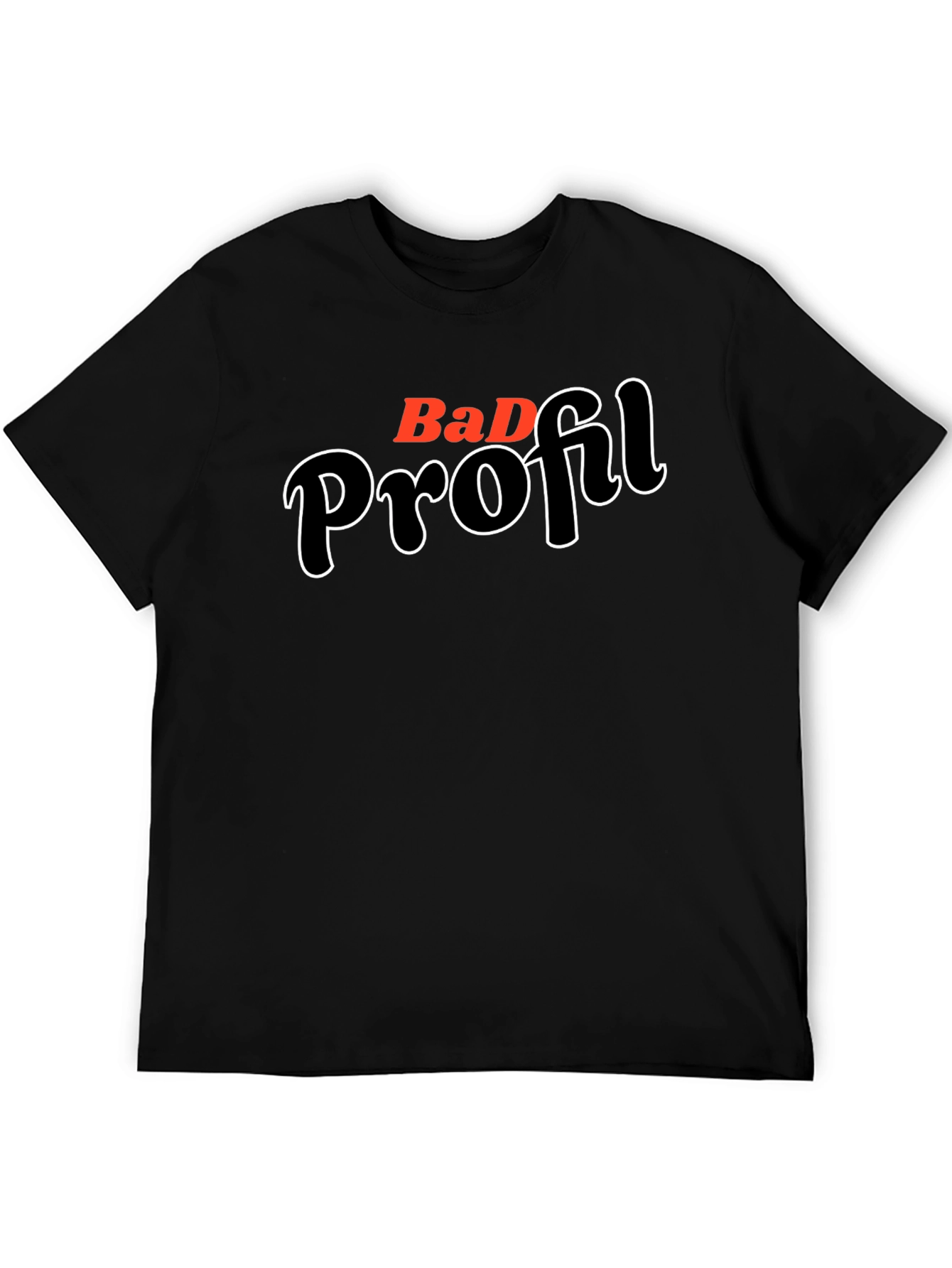 Black BaD Profi Black Graphic Tee view 5