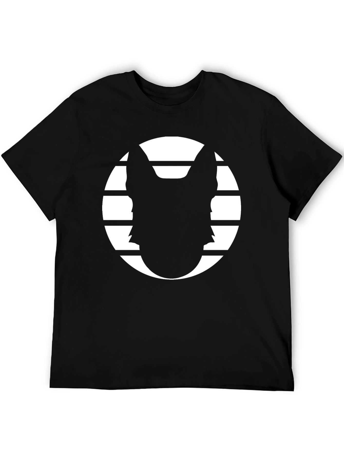 Black Striking Dog Silhouette Tee view 5