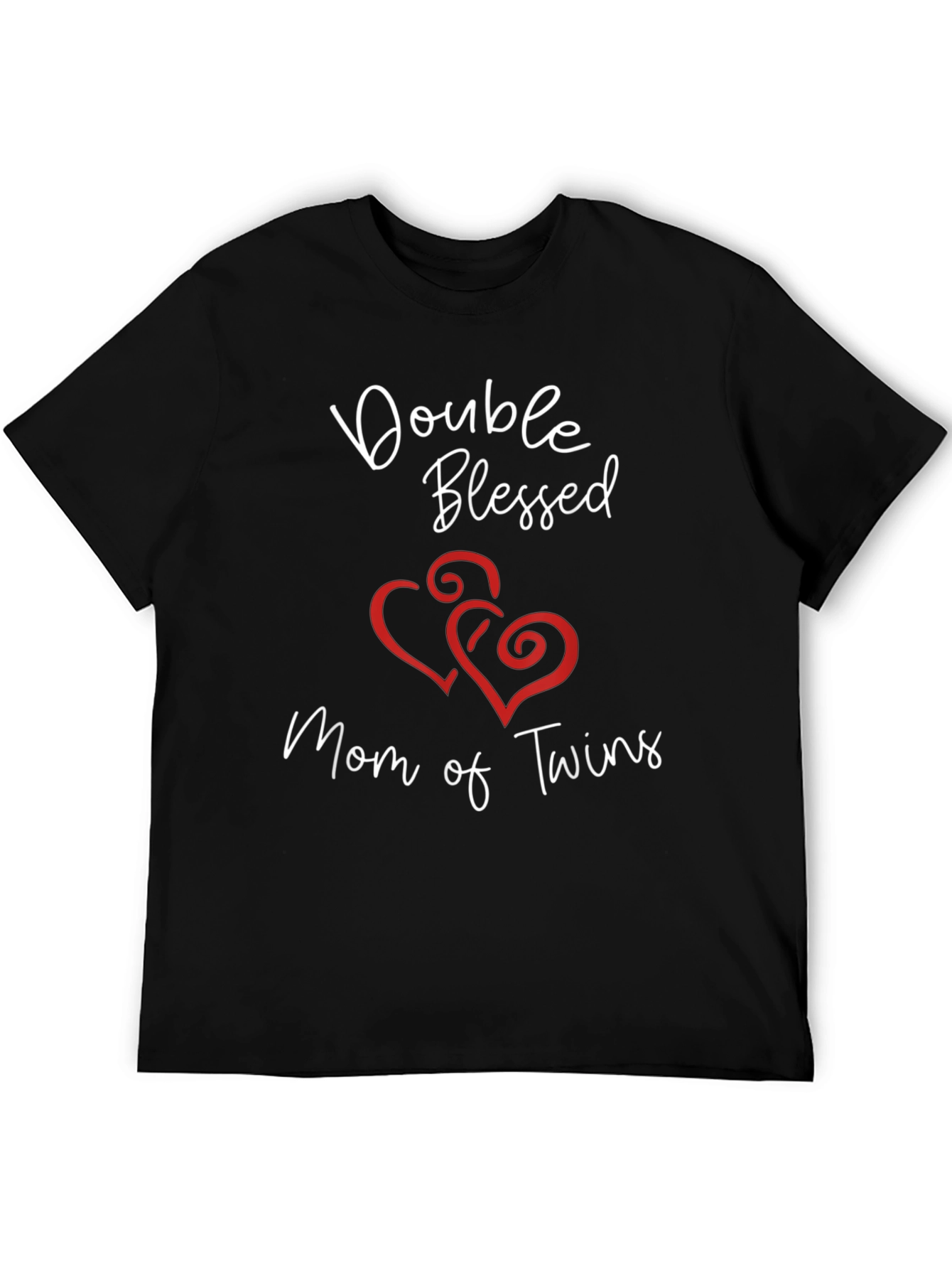 Double Blessed Mom of Twins Graphic Tee - 5