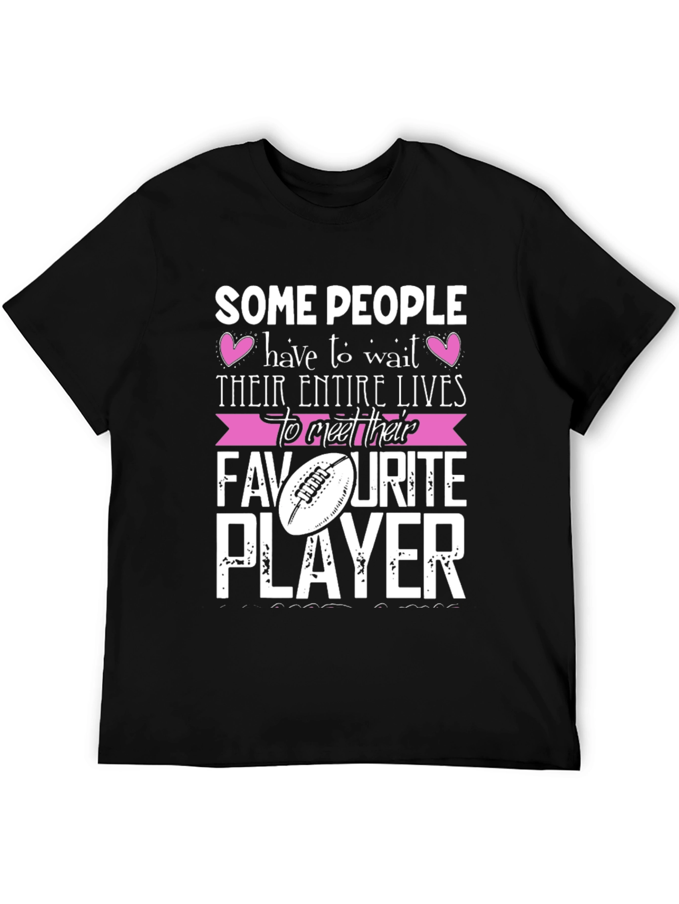Black Favorite Player T-Shirt, Unique Design view 5