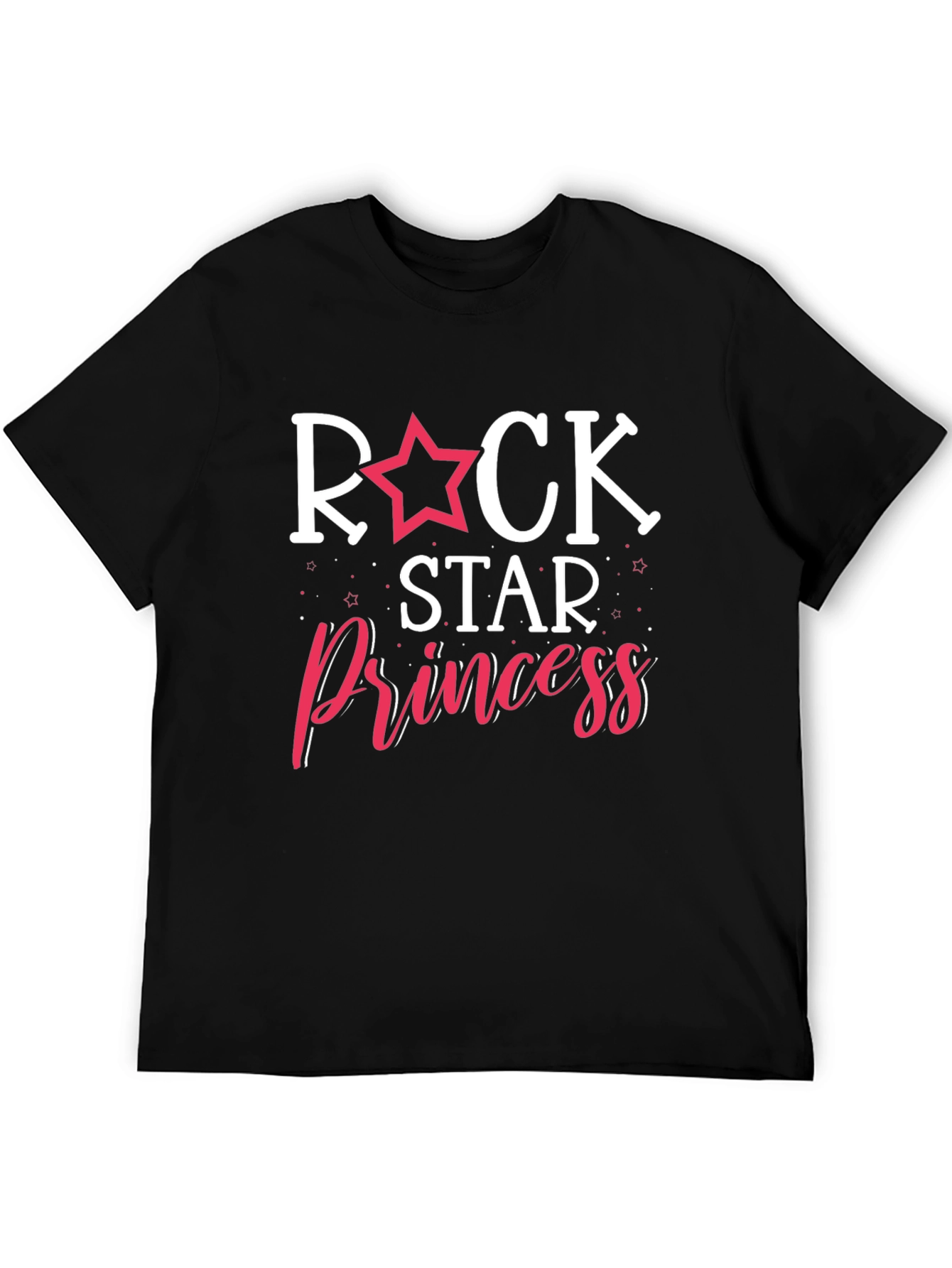 Black Rock Star Princess Graphic T-Shirt - Black view 5