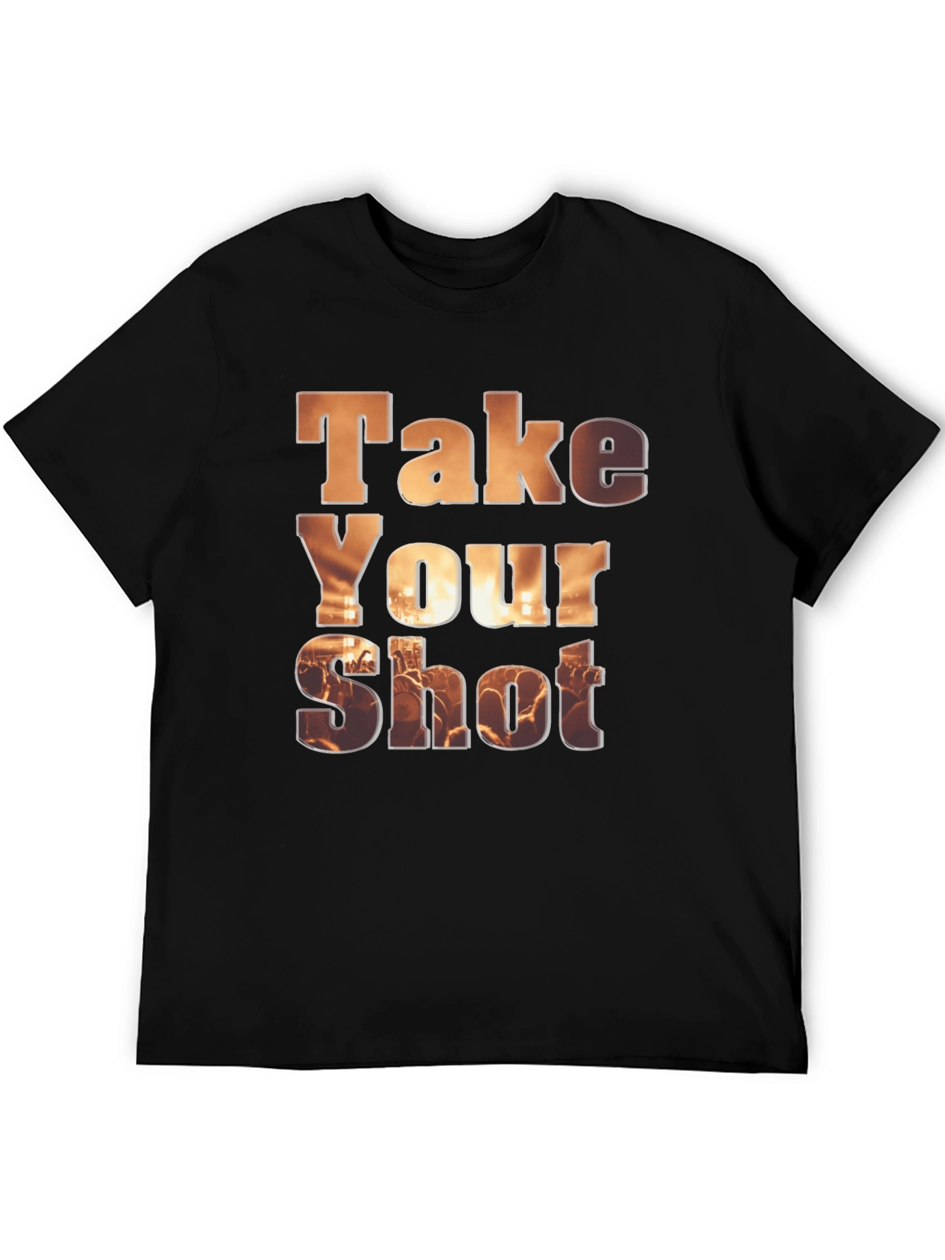 Black Take Your Shot Graphic T-Shirt view 5