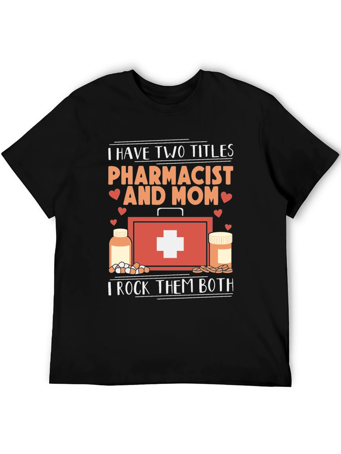 Black Pharmacist Mom T-Shirt - Two Titles, Rocks Them Both! view 5