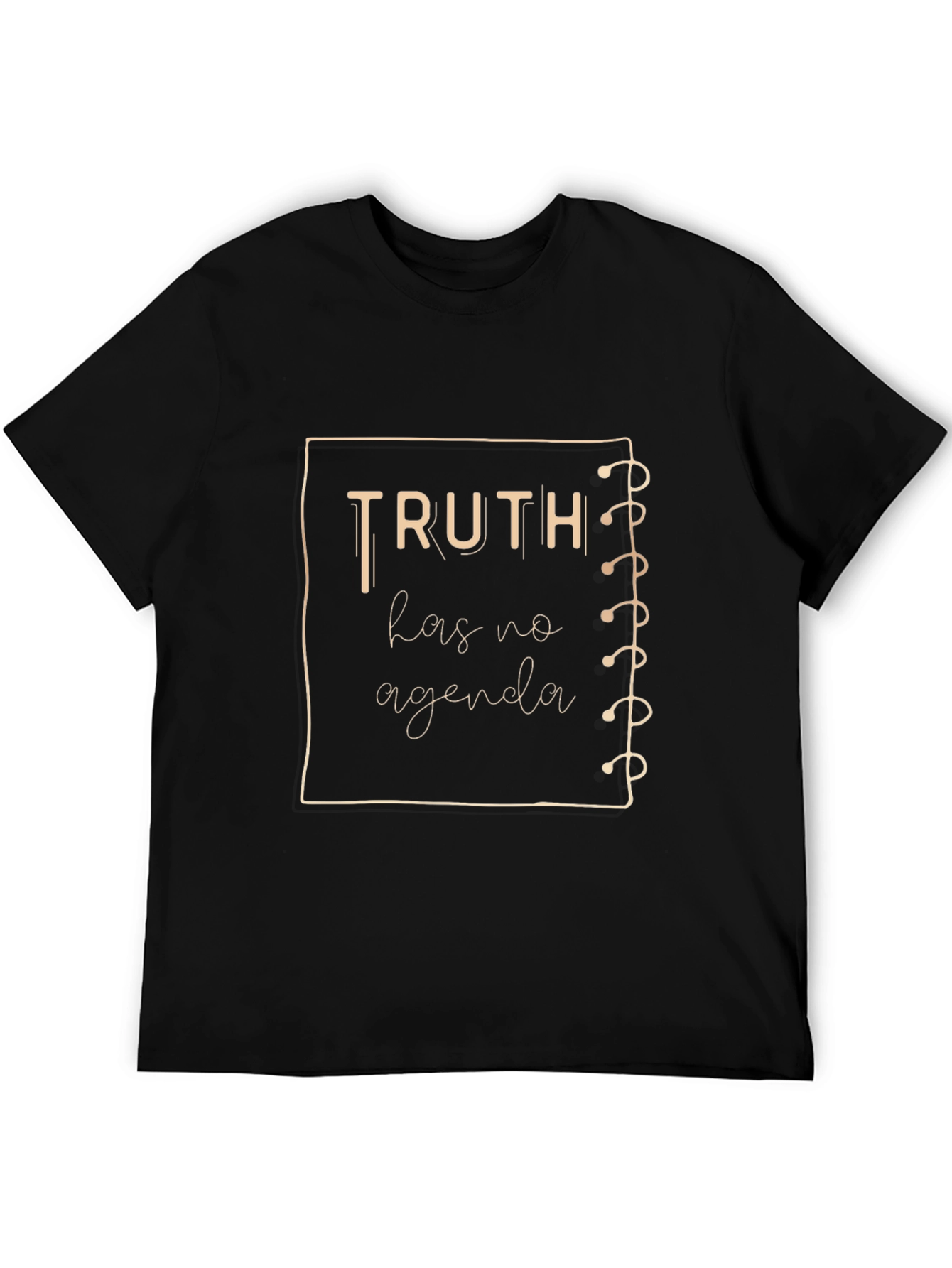 Black Truth Has No Agenda Graphic Tee - Soft Cotton Blend view 5