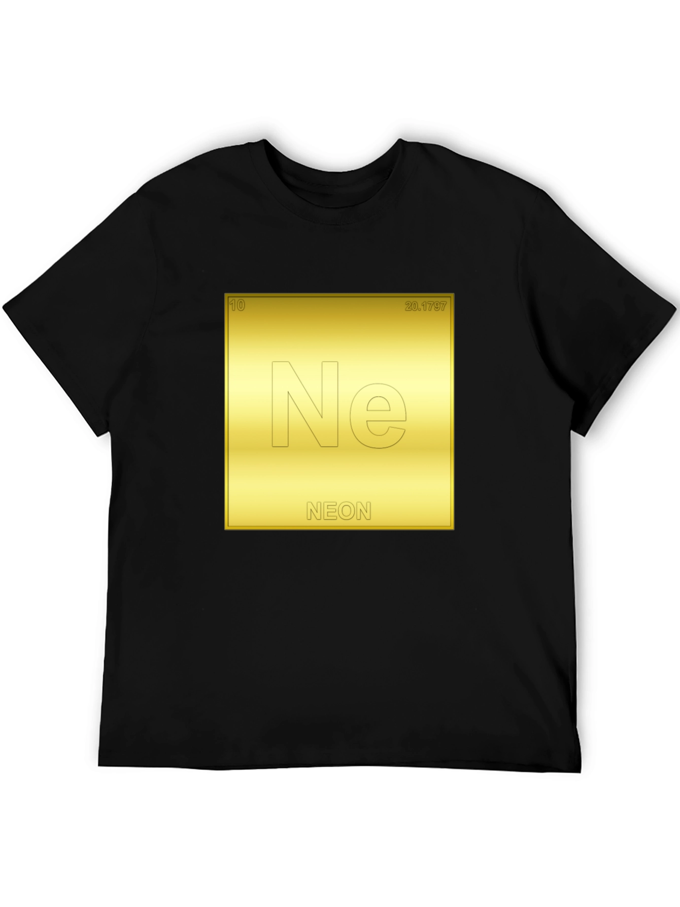 Black Neon Element T-Shirt - Science Tee view 5
