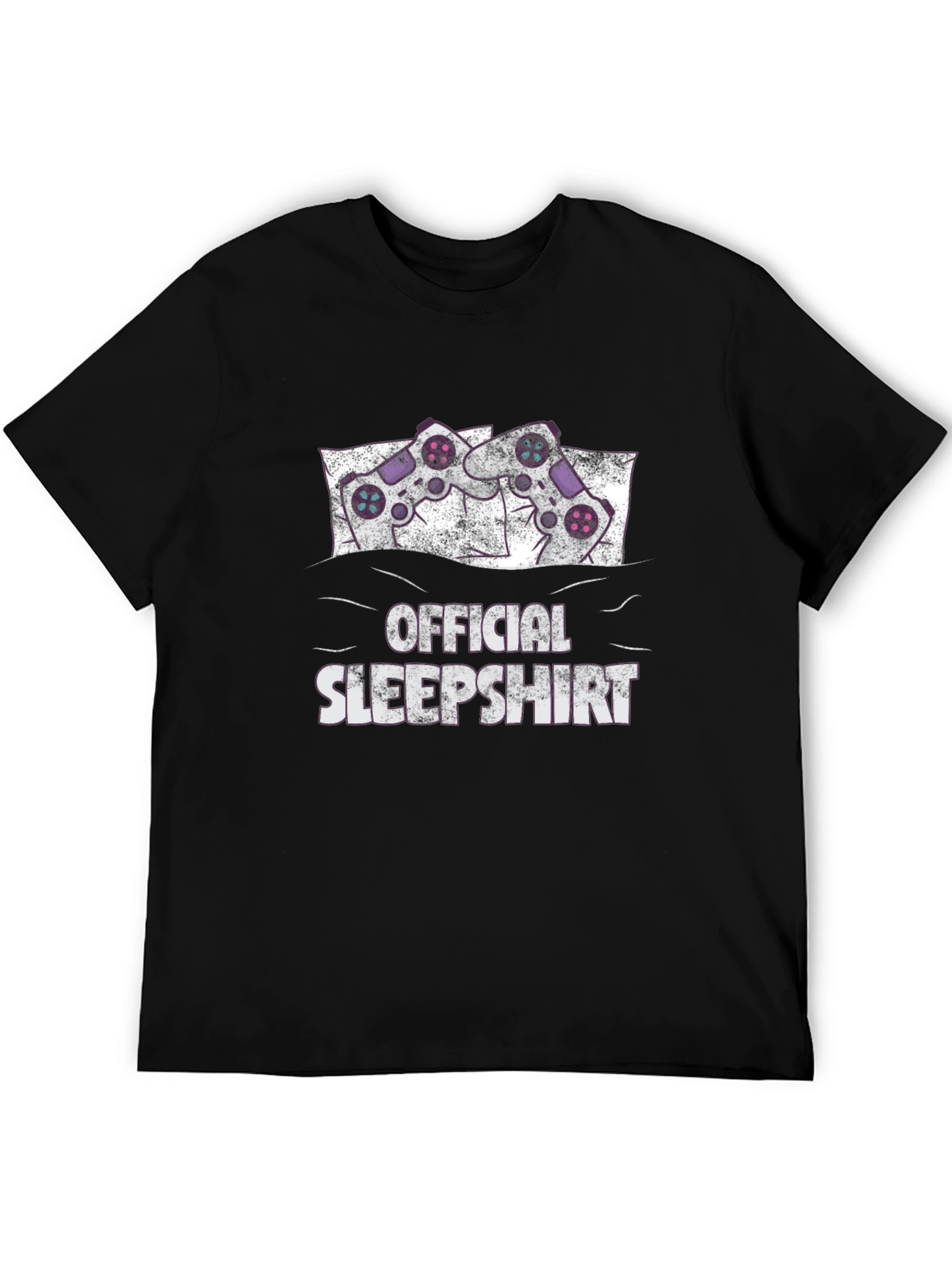 Black Official Sleepshirt Gaming T-Shirt view 5