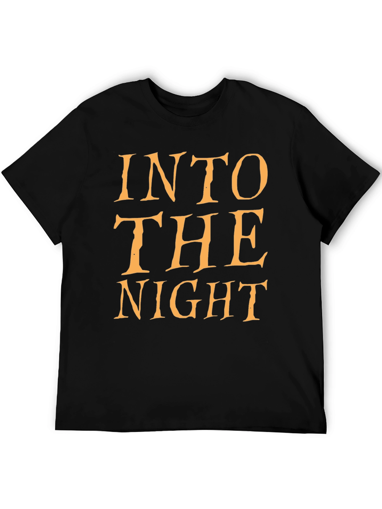 Black Into The Night Black Graphic T-Shirt view 5