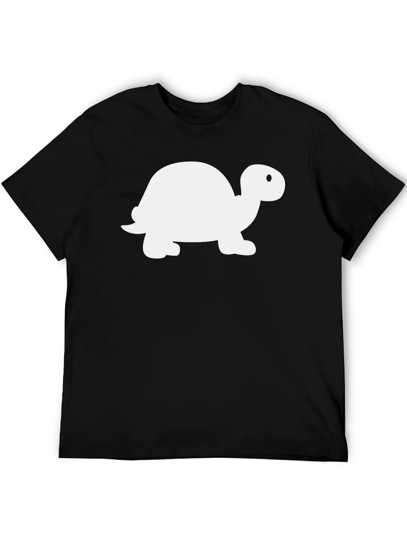 Black Turtle Graphic Tee - Black Cotton Comfort view 5