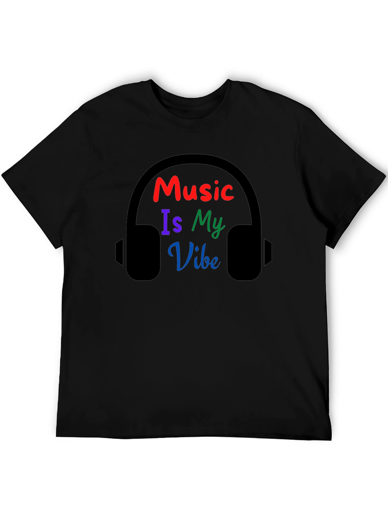 Black Music Is My Vibe Graphic Tee view 5